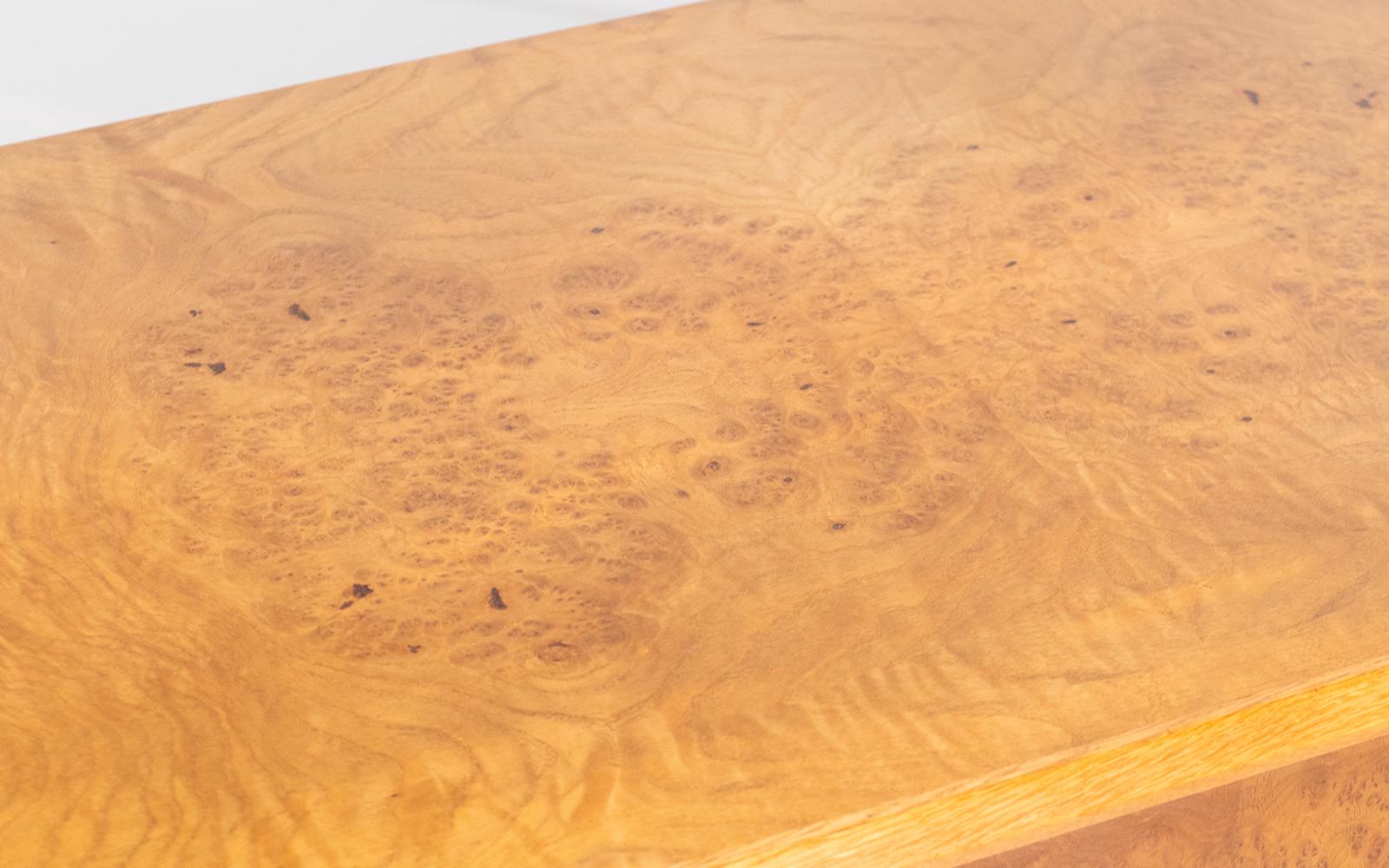 Mid-Century Modern Burr Oak Sideboard by Howard Keith Mid Century