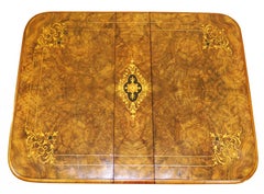 Burr Walnut 19th Century Antique Baby Sutherland Table