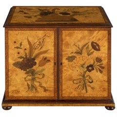 Burr Walnut Amboyna
Mahogany Inlaid Collector
s Cabinet, Edward Baldock Holmes Burr Walnut Amboyna
Mahogany Inlaid Collector
s Cabinet, Edward Baldock Holmes
