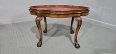 Burr Walnut and Chinoiserie Coffee Table