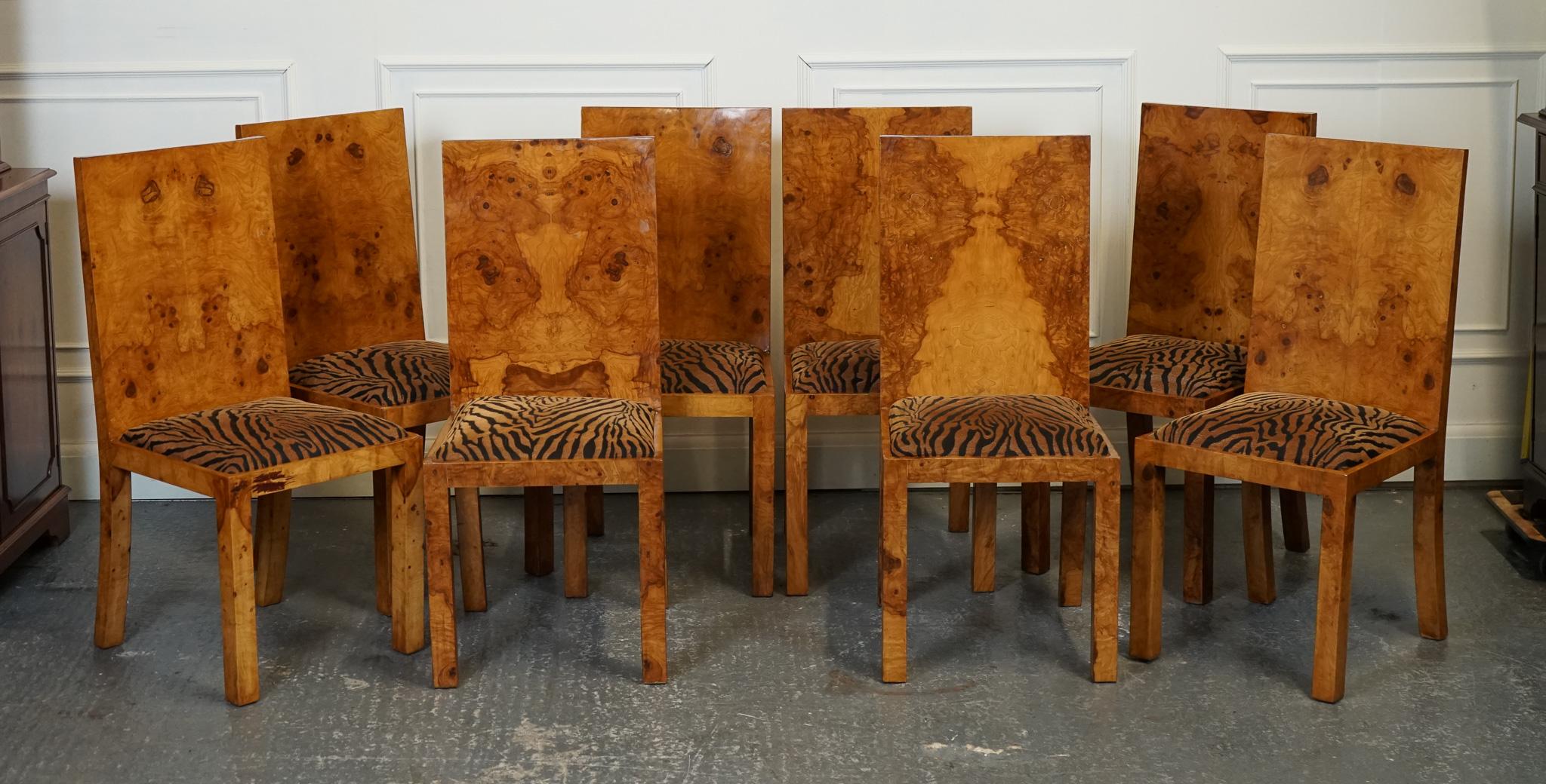 leopard print dining room chairs