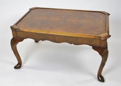 Burr Walnut & Carved Coffee table circa 1930s