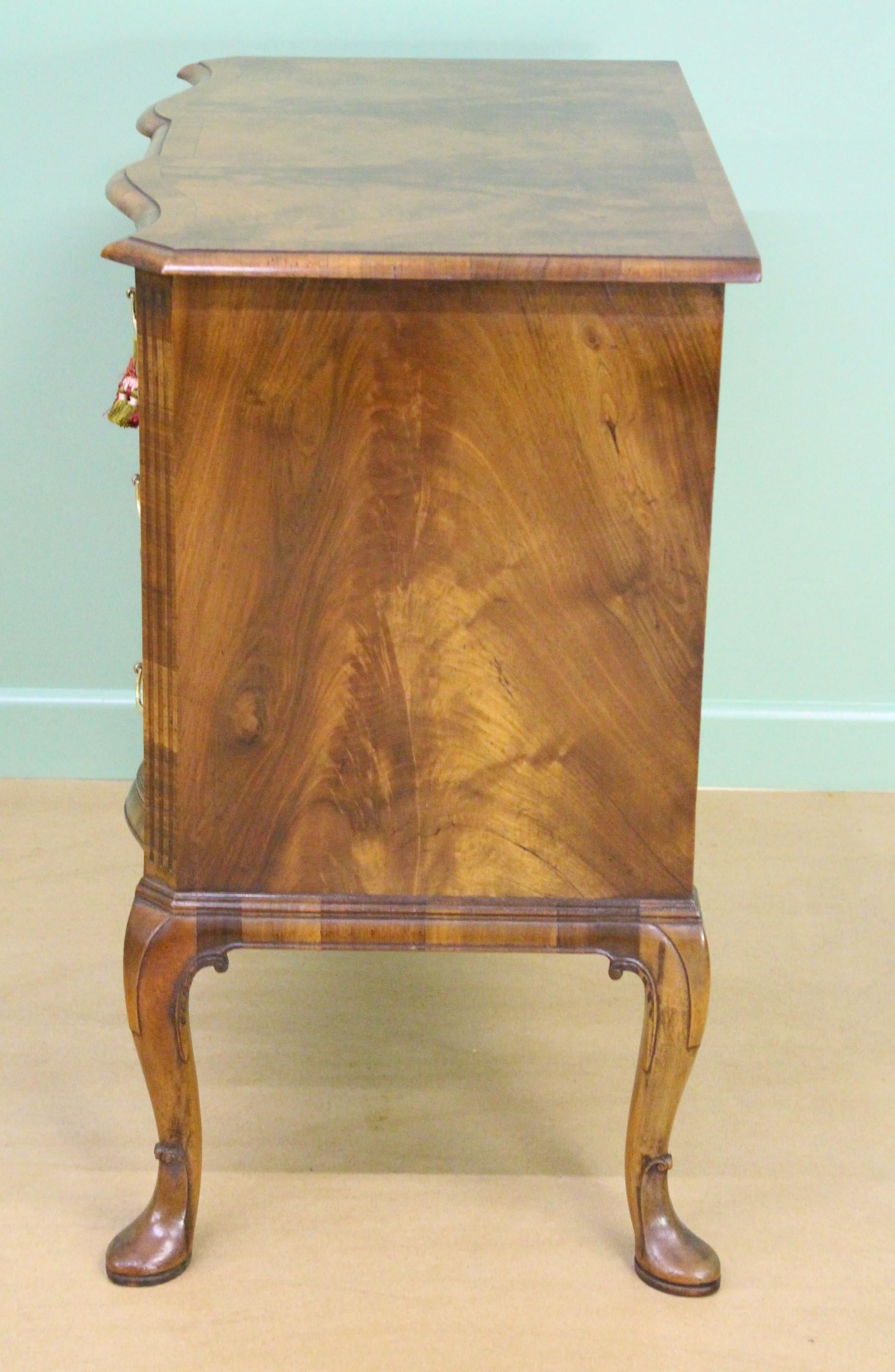 Burr Walnut Chest by Charles Tozer of London For Sale 10