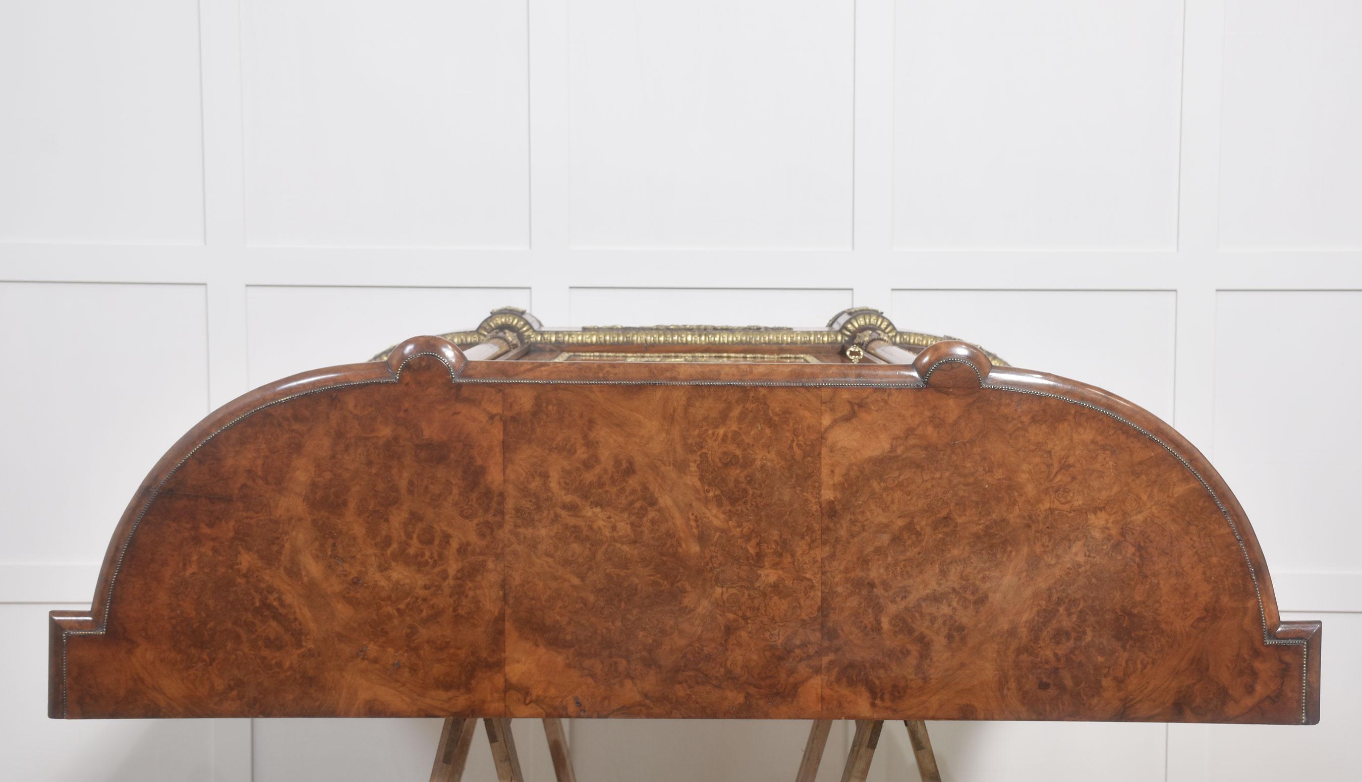 Burr Walnut Credenza For Sale 8