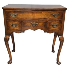 Burr Walnut Queen Anne Low Boy