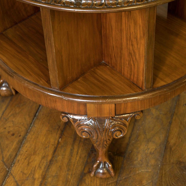 Burr Walnut Revolving Bookcase/Coffee Table at 1stDibs coffee table
