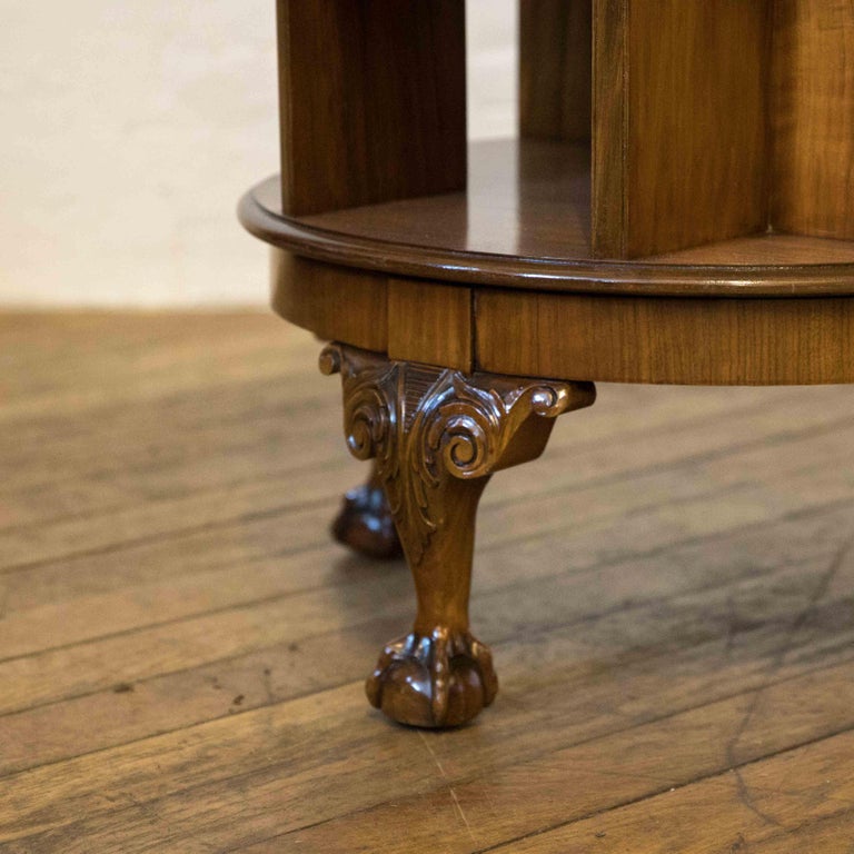 Burr Walnut Revolving Bookcase/Coffee Table at 1stDibs coffee table