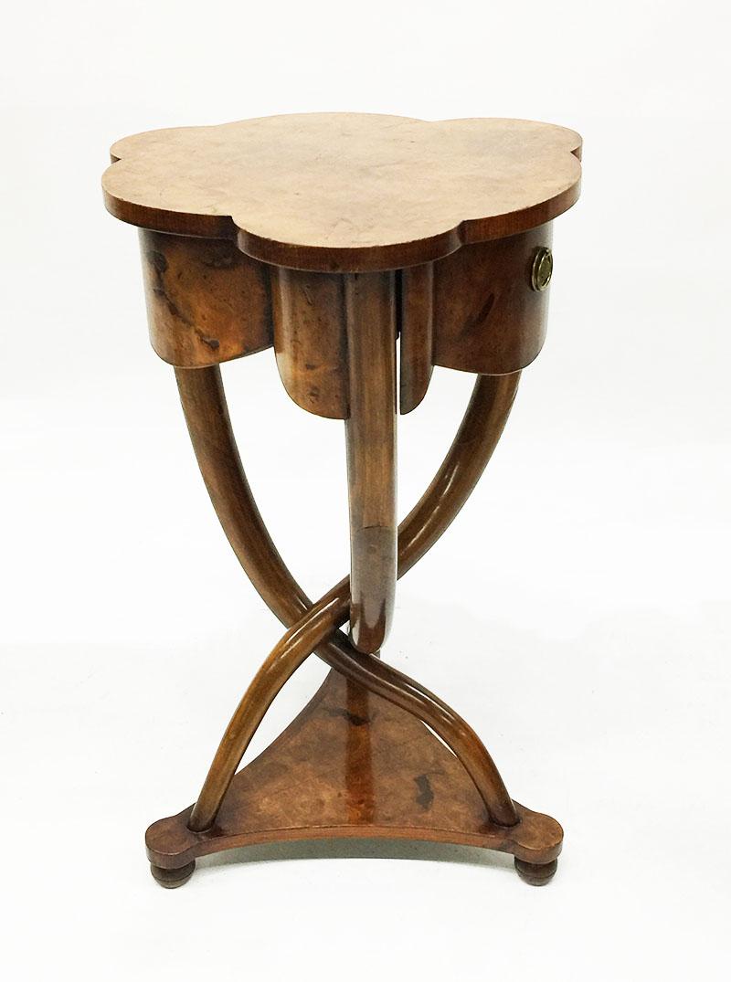 curved leg side table