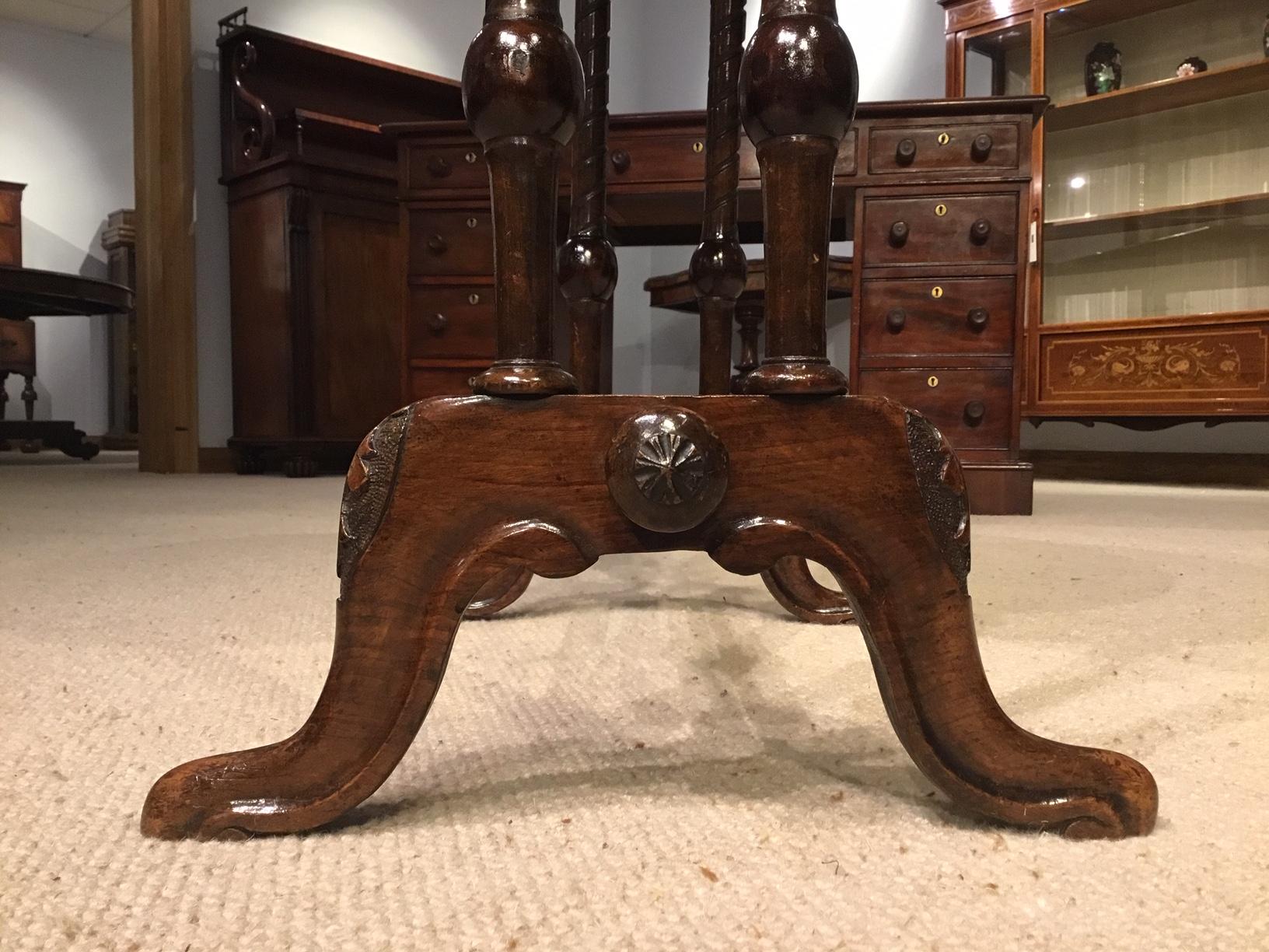 Late 19th Century Burr Walnut Victorian Period Oval Occasional Table