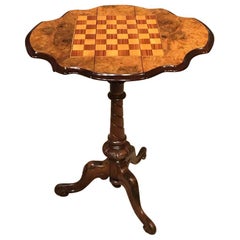 Burr Walnut
Walnut Victorian Period Antique Chess Table Burr Walnut
Walnut Victorian Period Antique Chess Table
