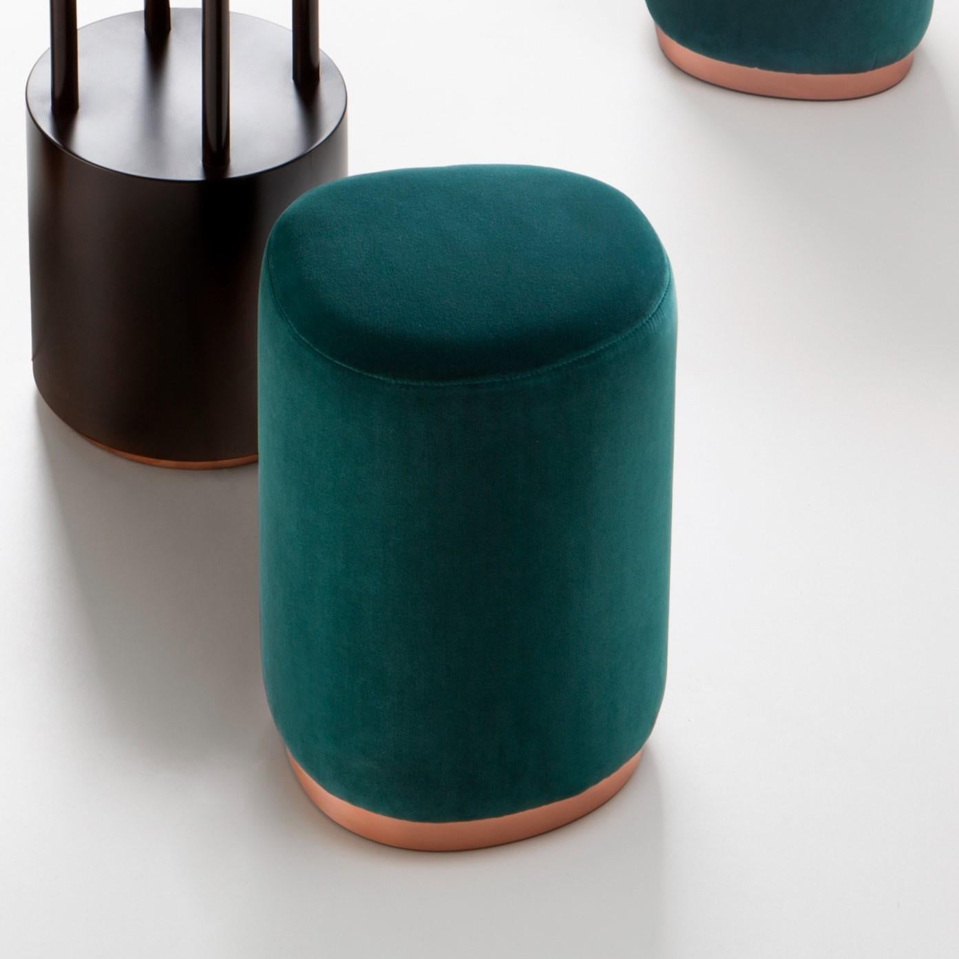 Post-Modern Burraco Pouf by De Castelli For Sale