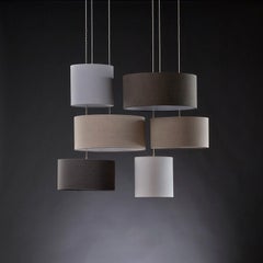Burrasca 6-Light Ceiling Lamps Sets Collection Pendants Linen Nordic Style