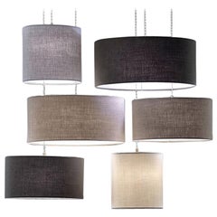 Burrasca 6-Light Ceiling Lamps Sets Collection Pendants Linen Nordic Style