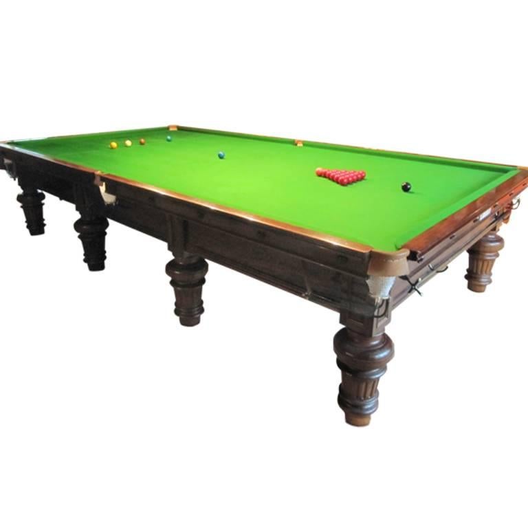Burroughes and Watts Snooker Table