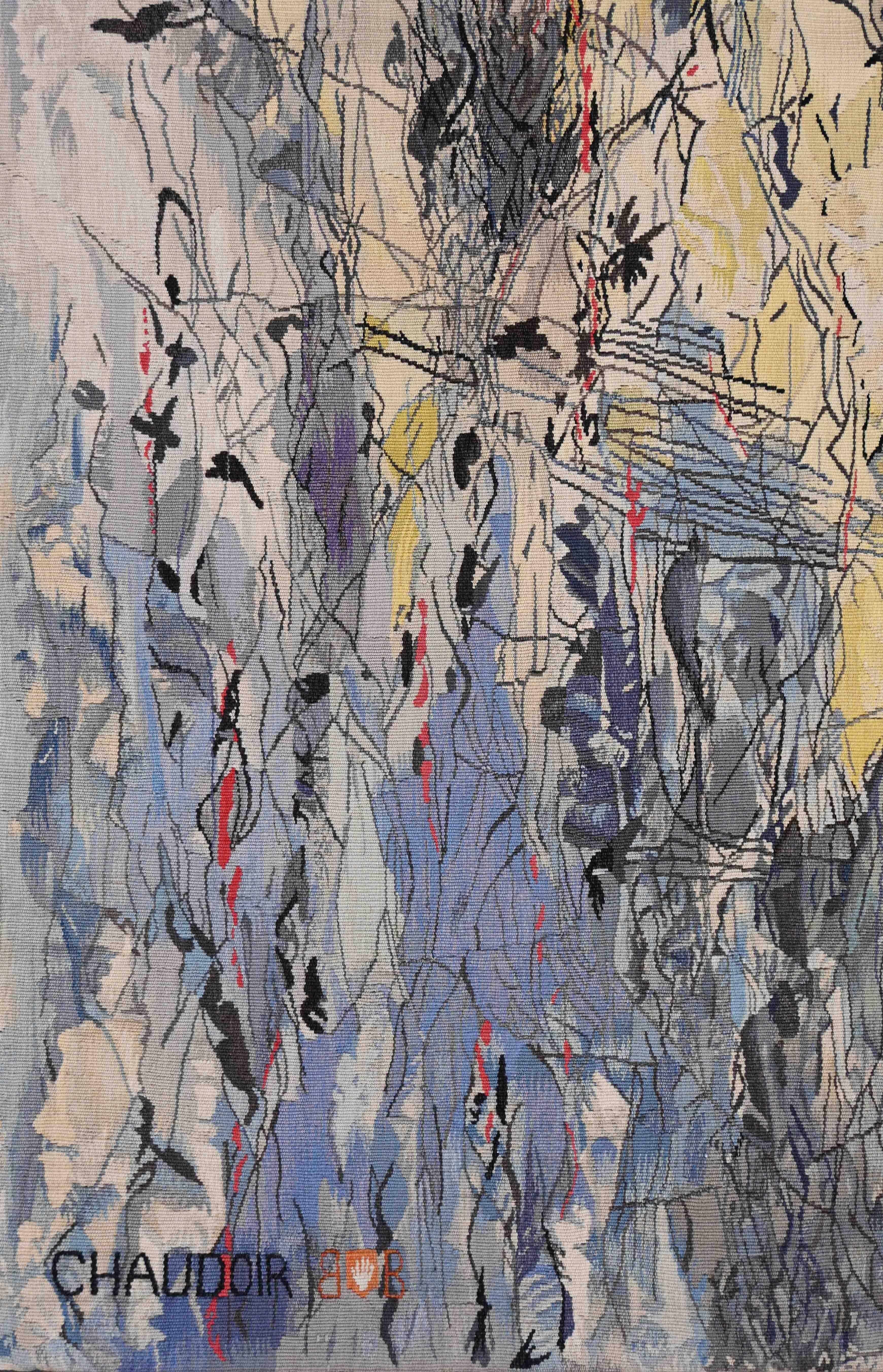 No. 1616 - 20th Century Tapestry from the Bruxella In Brabanti Manufactory - Georges Chaudoir Workshop, Greeting Card by Jean Milo. - W122 x H160 cm

This magnificent tapestry has undergone a thorough cleaning and meticulous inspection by our