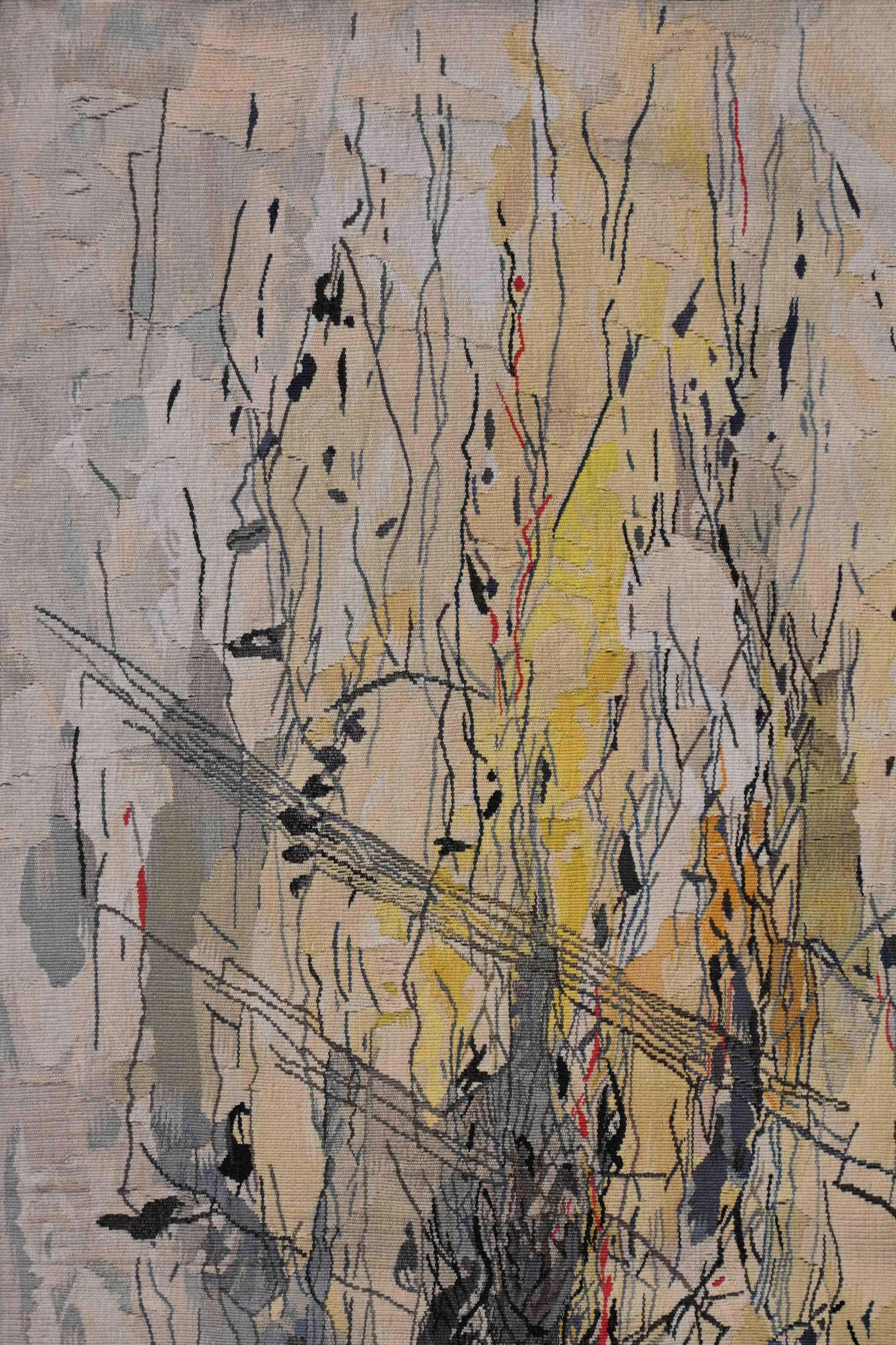 Modern Burssels Tapestry by Bruxella In Brabanti Manufactory Jean Milo - N° 1616 For Sale