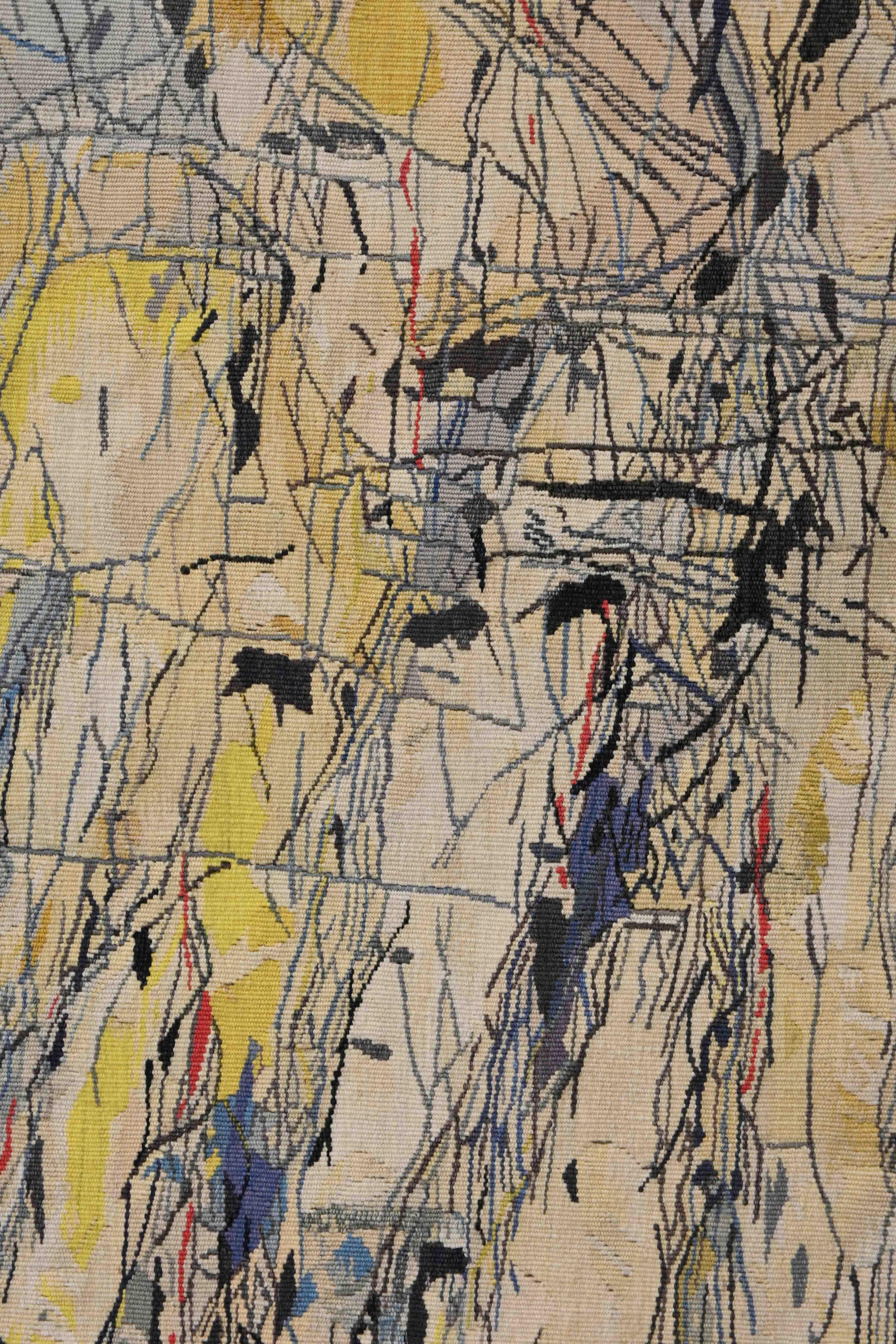 Wool Burssels Tapestry by Bruxella In Brabanti Manufactory Jean Milo - N° 1616 For Sale