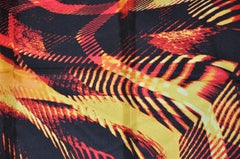 "Bursting Flames" Silk Scarf