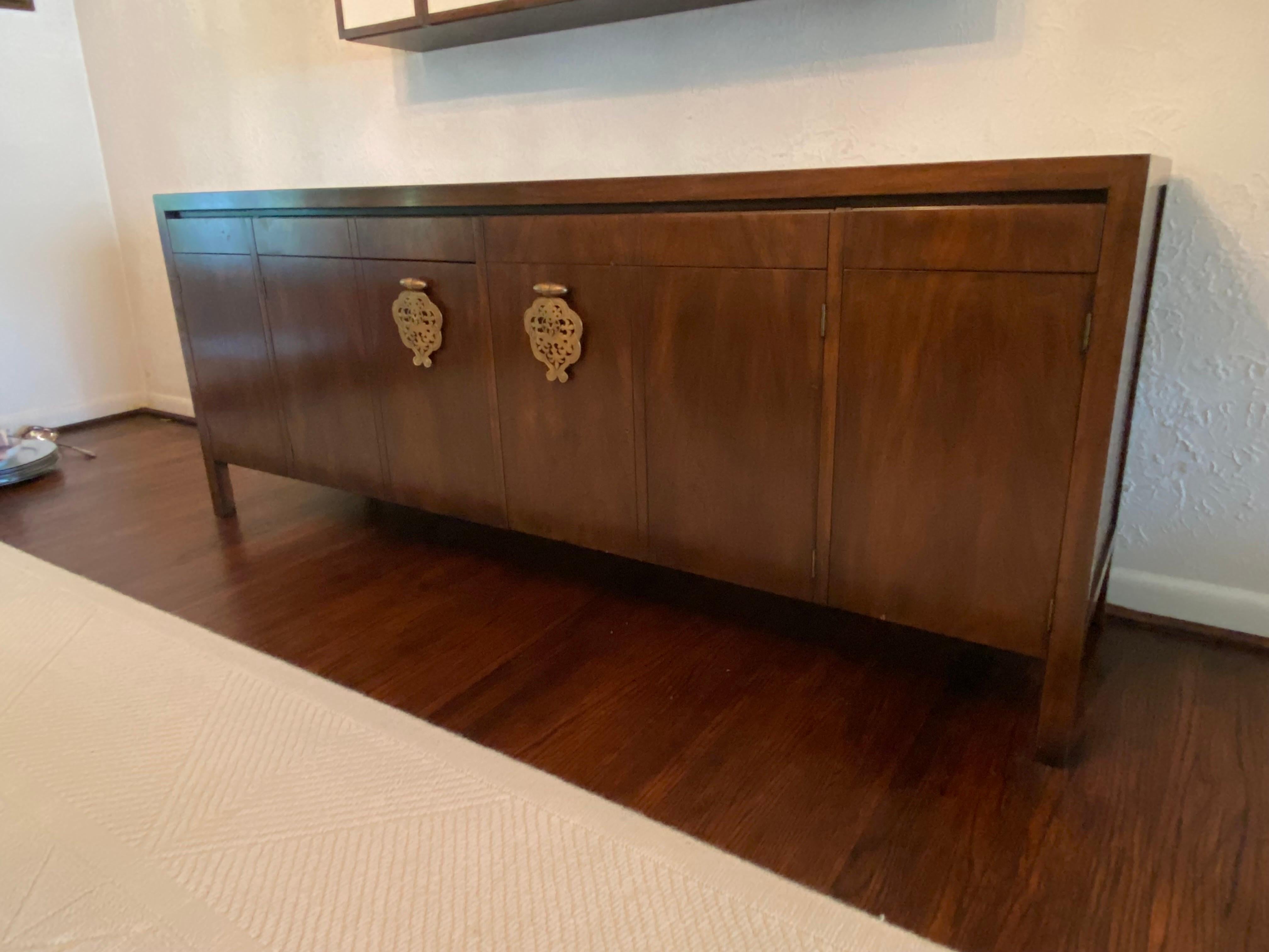 American Burt England Asian Inspired Credenza/ Buffet for Johnson Furniture Company