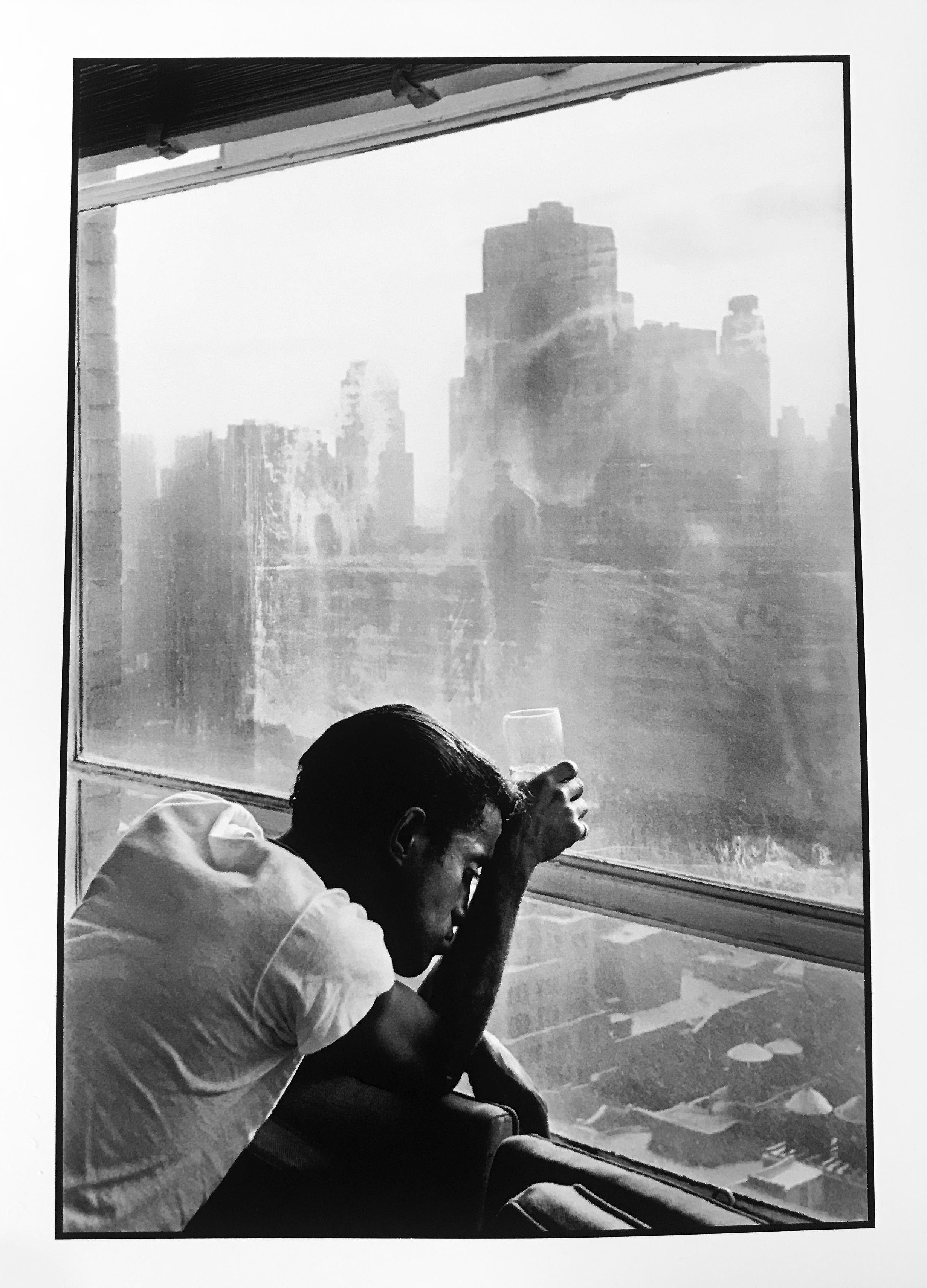 Burt Glinn Portrait Photograph - Sammy Davis Junior, New York City, Photographic Portrait African American Star