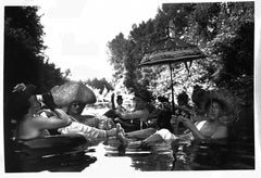 Seattle Tubing Society, Black and White Photo, Gelatin Silver, Signed, 16x20