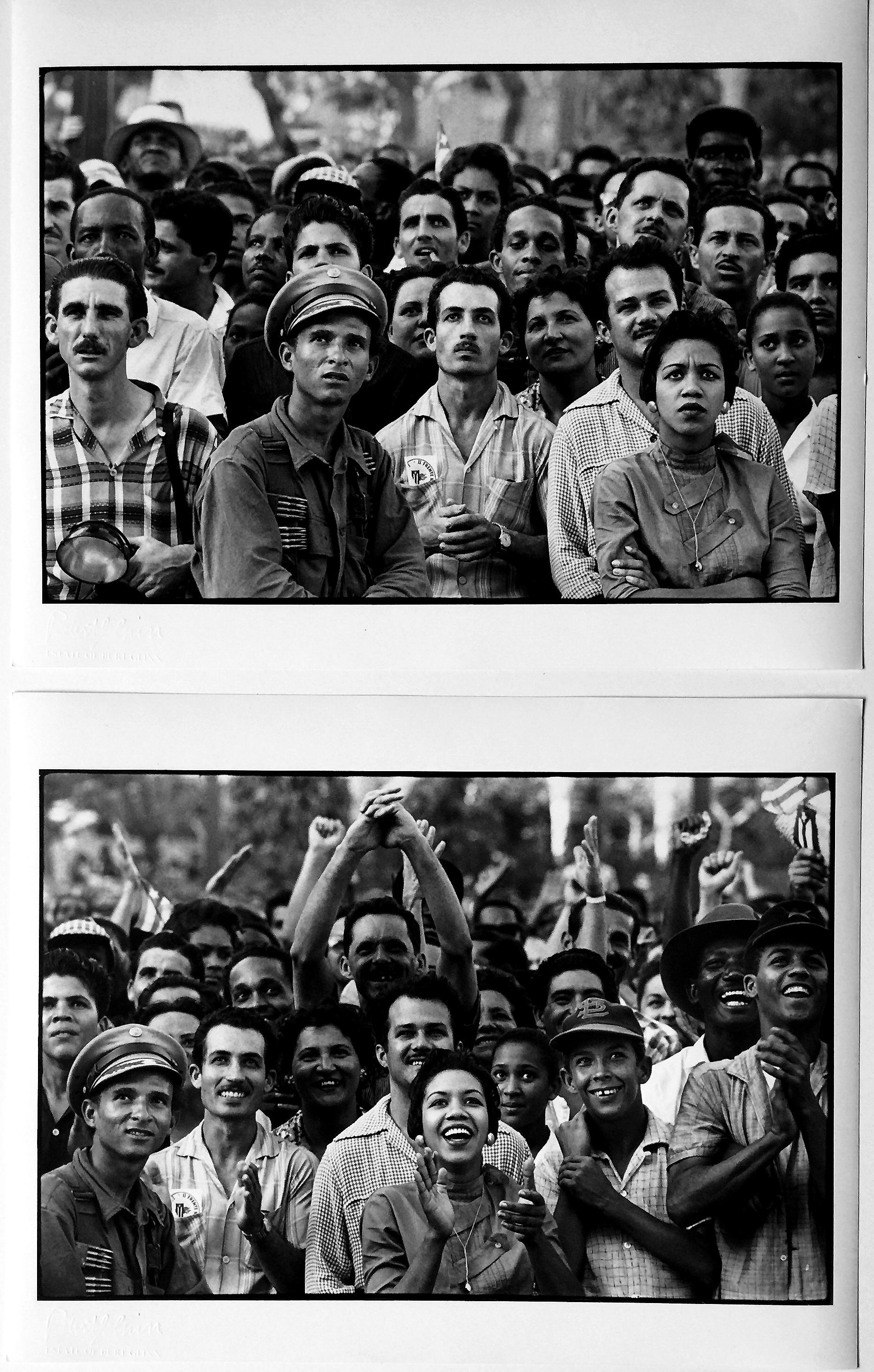 Waiting for Fidel Castro, Havanna, Fotografien von Kuba, 1950er Jahre (Schwarz), Black and White Photograph, von Burt Glinn