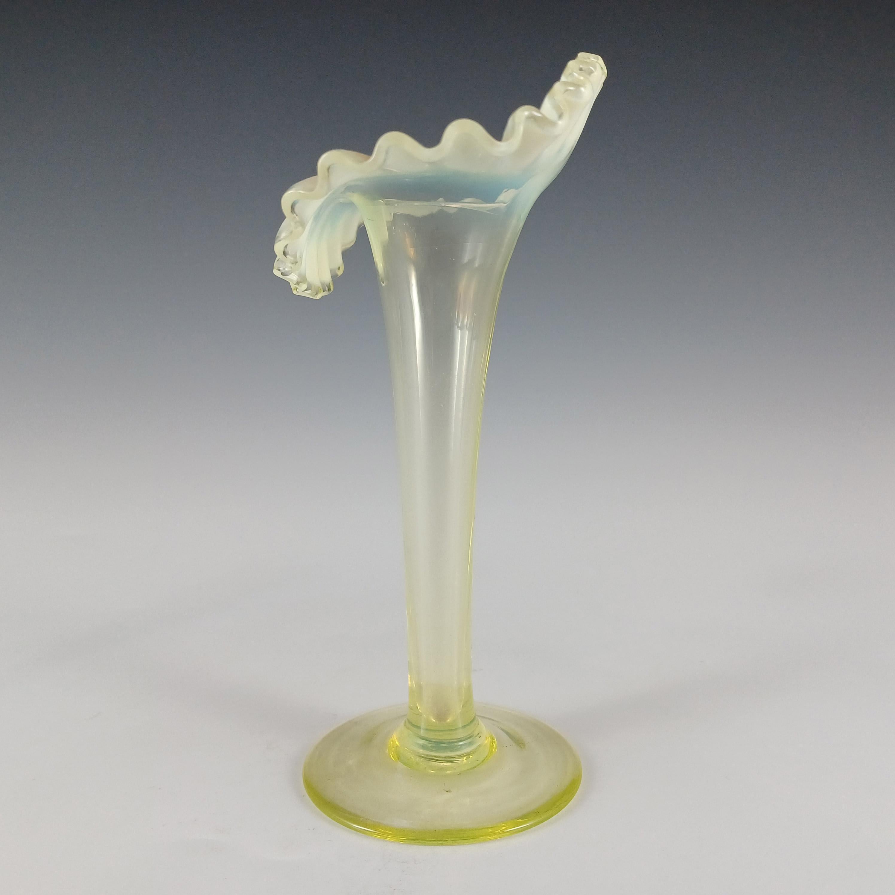 uranium glass vase