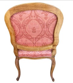 Burton-Ching Louis XV Style Birch Arm Chair