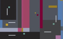 All That Jazz No 04 - bold, geometric abstraction, modernist, acrylic on canvas