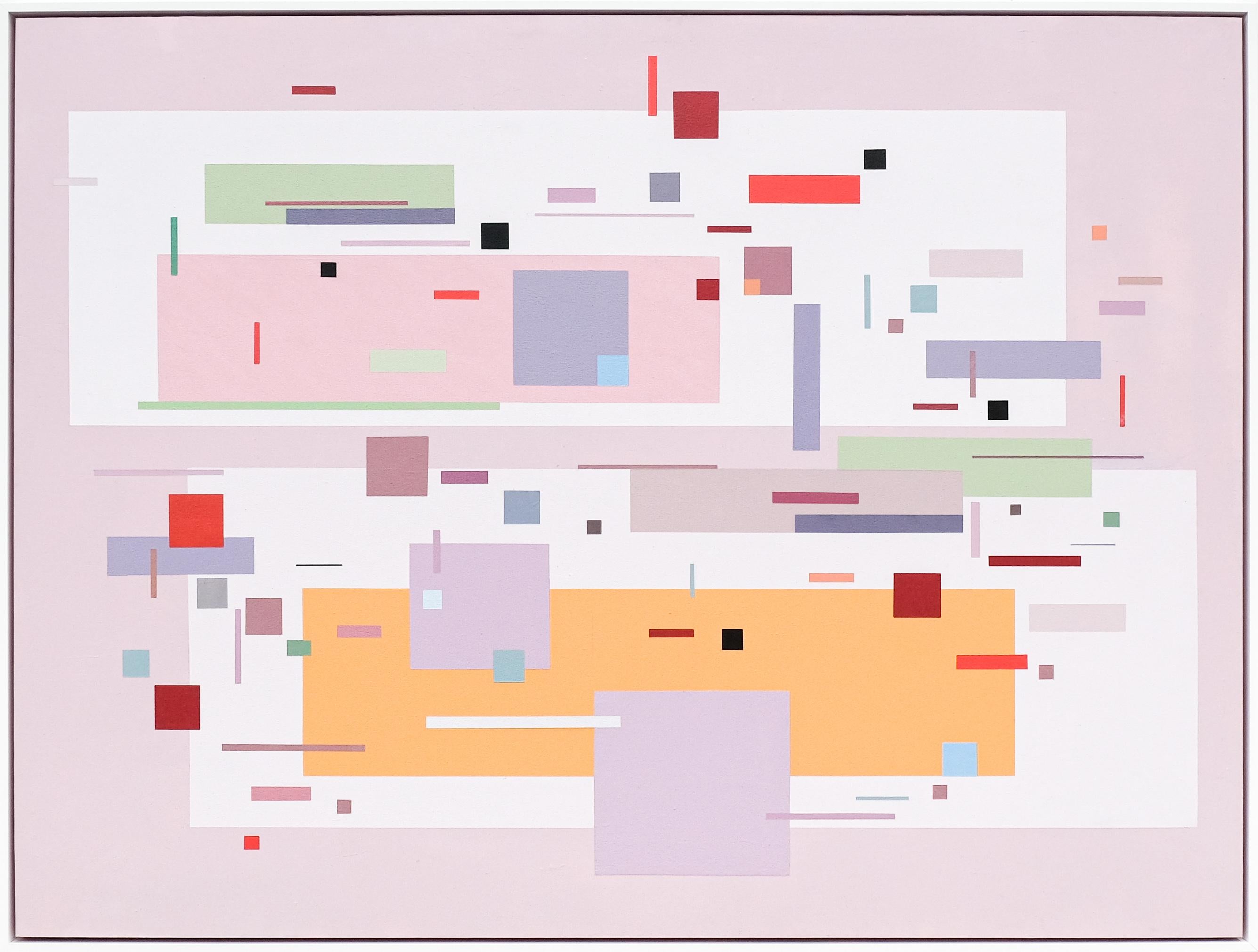 Capriccio #2 - painting, acrylic on panel