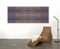 Chorale 1 Triptychon - kühne, geometrische Abstraktion, modernistisch, Acryl auf Leinwand