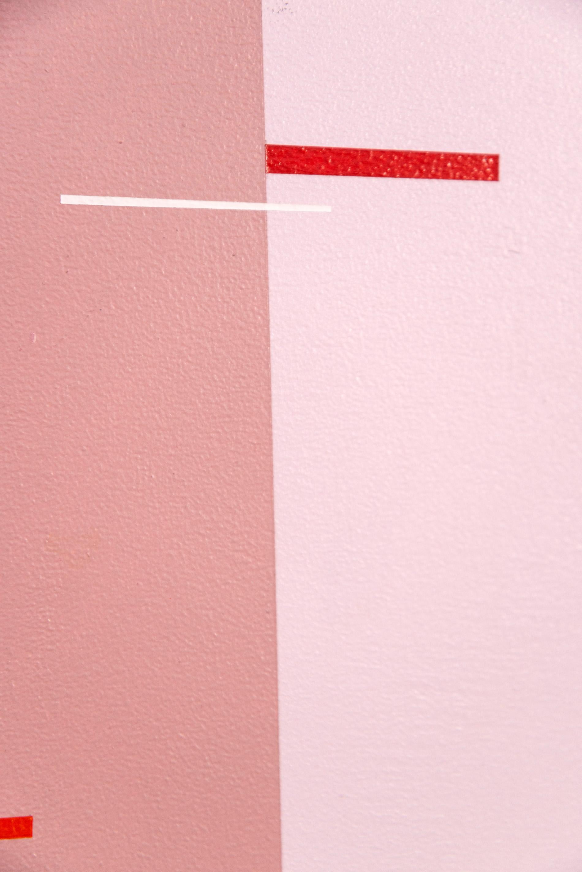 Divertimento #2 - contemporary, geometric abstract, acrylic on panel For Sale 5
