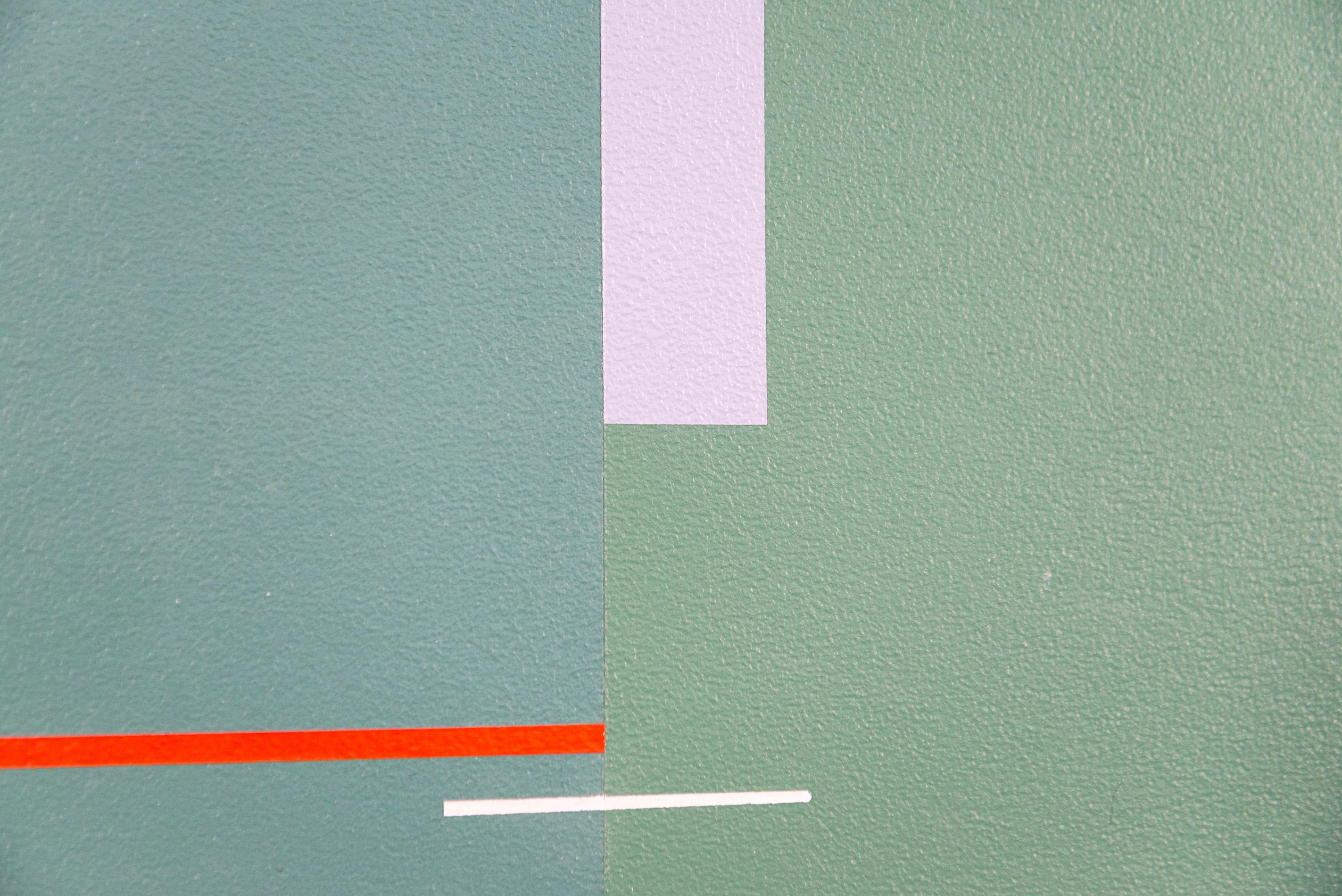 Divertimento #2 - contemporary, geometric abstract, acrylic on panel For Sale 6