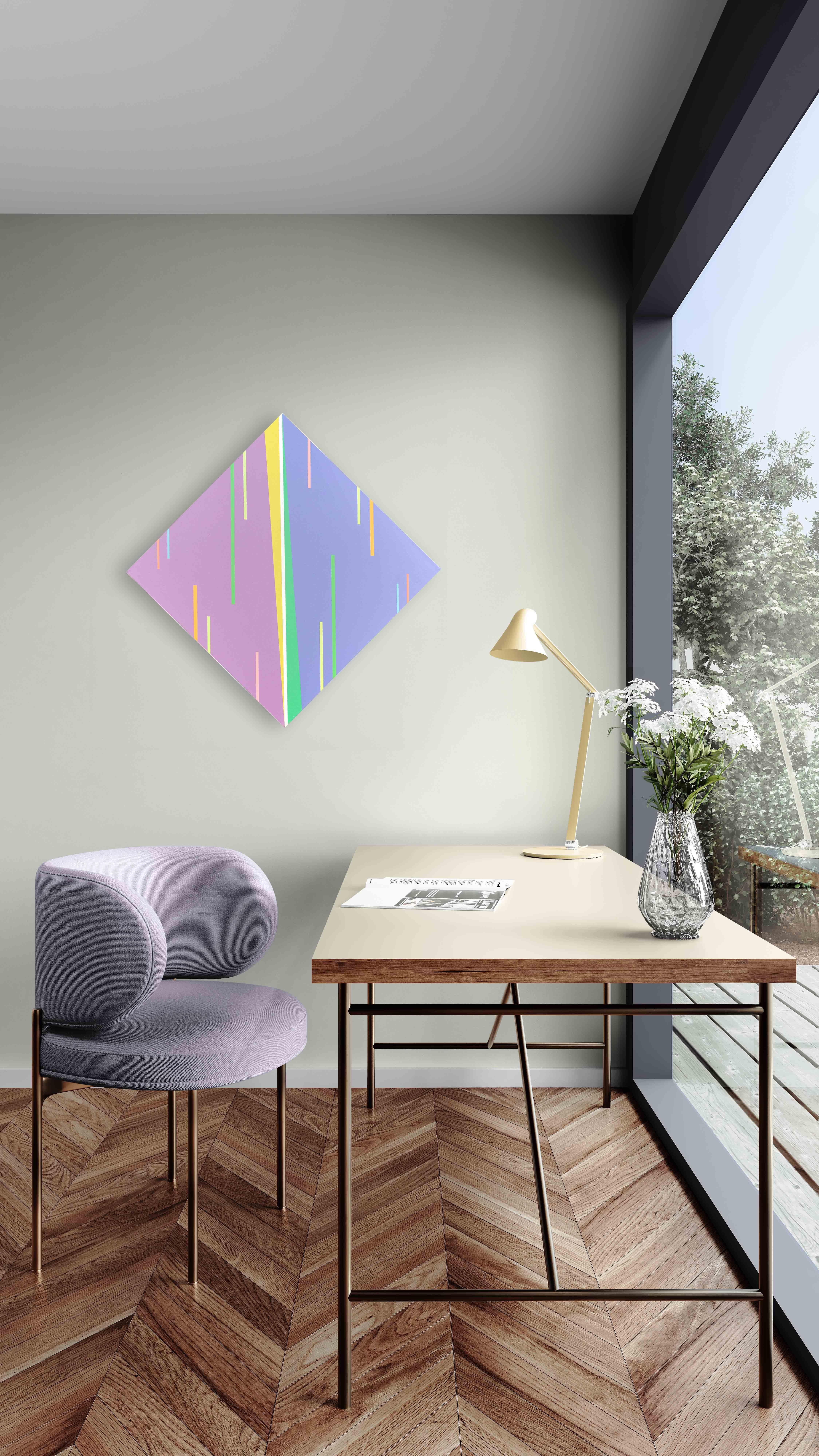 Double Fugue #3 - pittura, astratto, contemporaneo, acrilico su tela in vendita 8