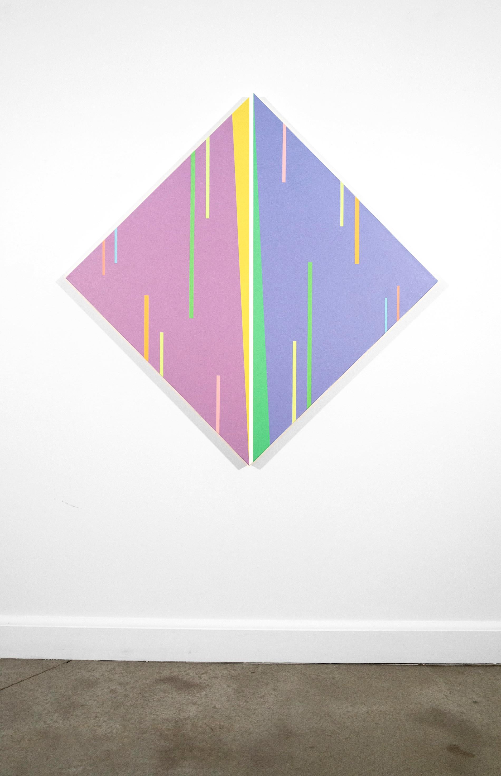 Double Fugue #3 - pittura, astratto, contemporaneo, acrilico su tela in vendita 1