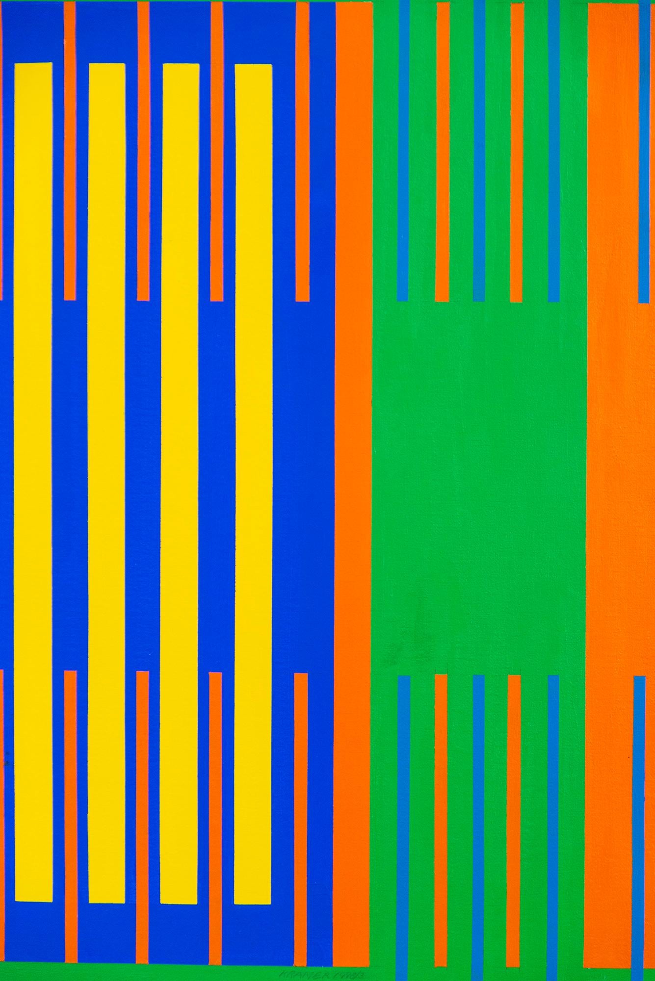 Strahlend  - Contemporary, Modern, Geometrische Abstraktion, Acryl auf Leinwand im Angebot 5