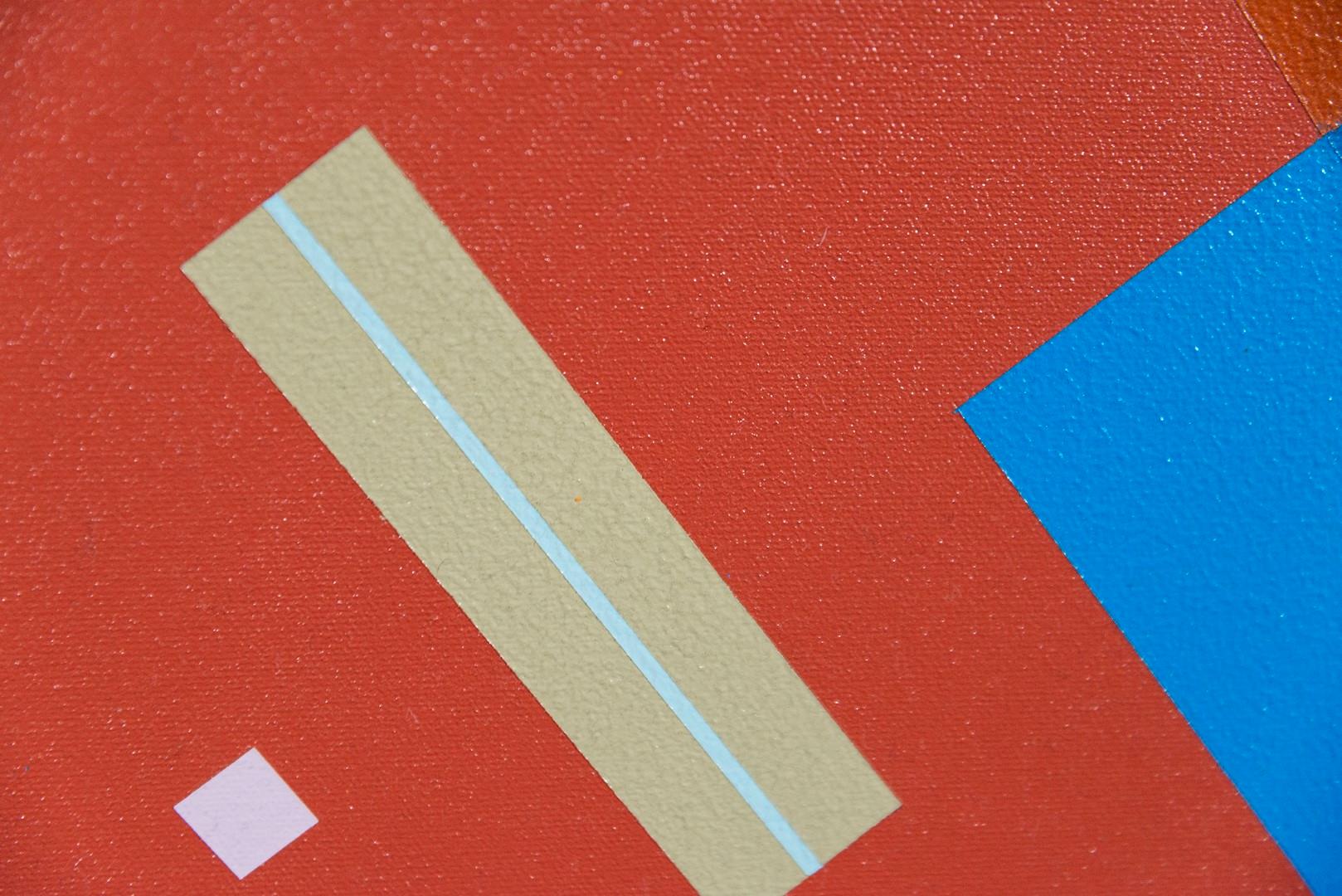 Rondò n. 3 -  modernista, contemporaneo, astrazione geometrica, acrilico su tela in vendita 5
