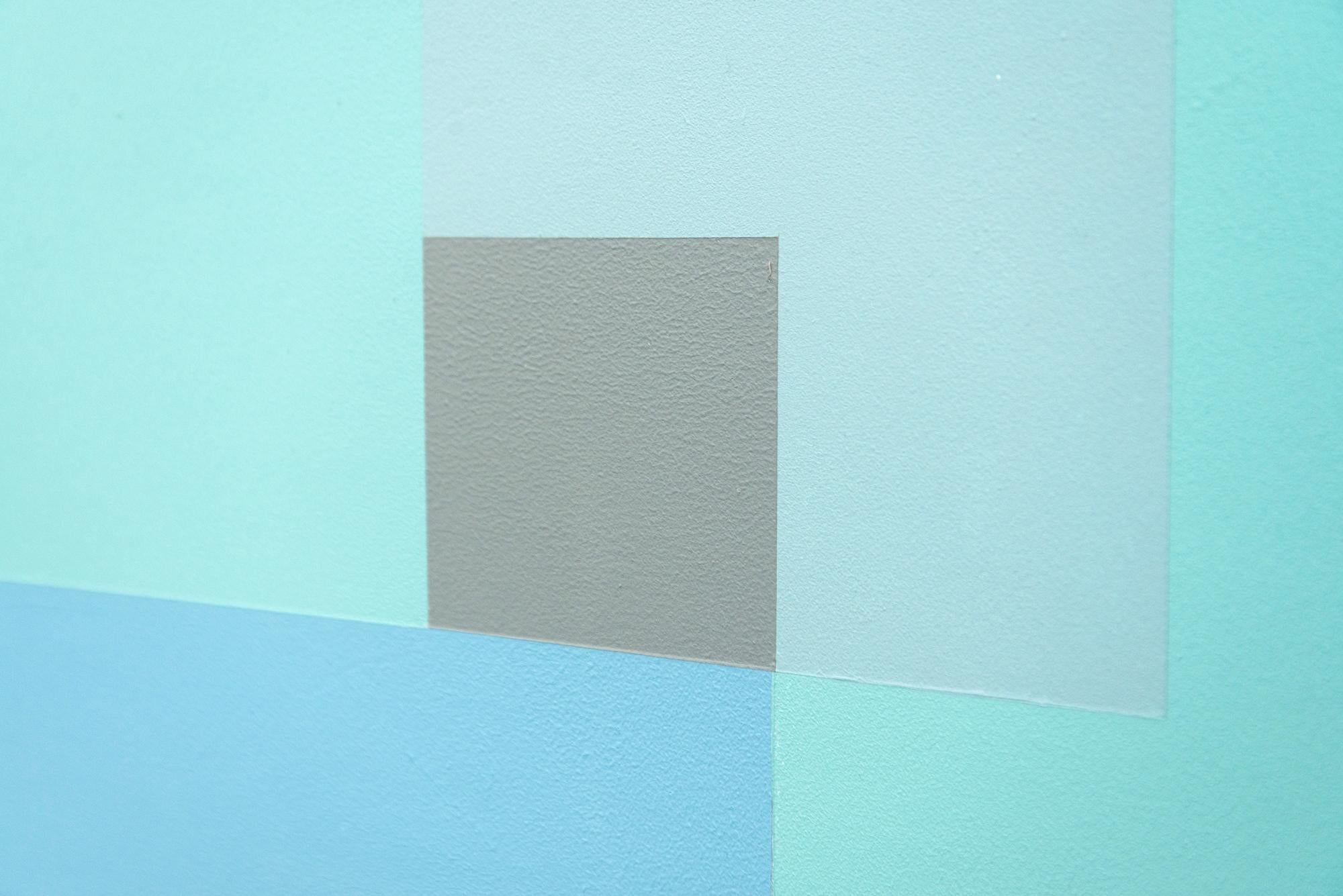 Música de primavera - modernista, abstracción geométrica, acrílico sobre panel 7