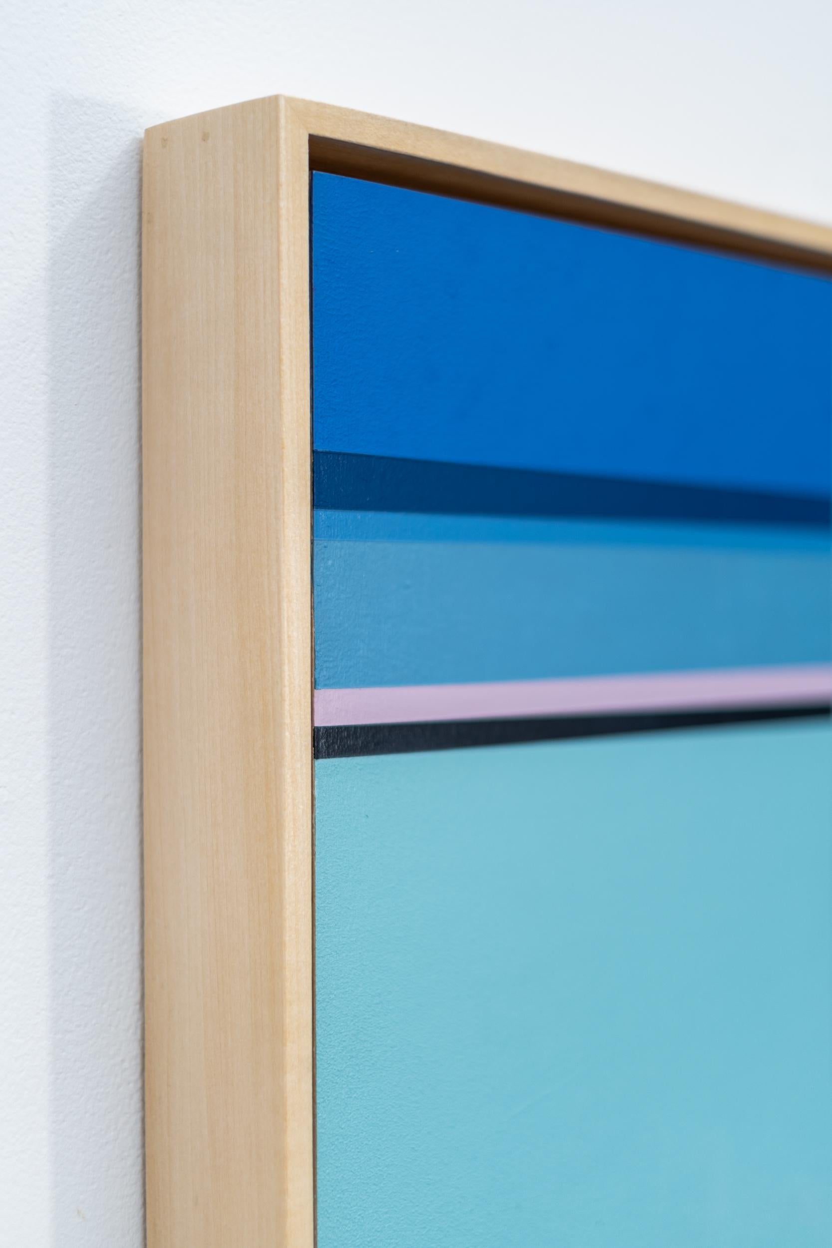 Spring Music – modernistische, geometrische Abstraktion, Acryl auf Tafel im Angebot 10