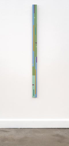 TTH #13 - Contemporary Geometric Painting, Acrylic on Metal, 2010+