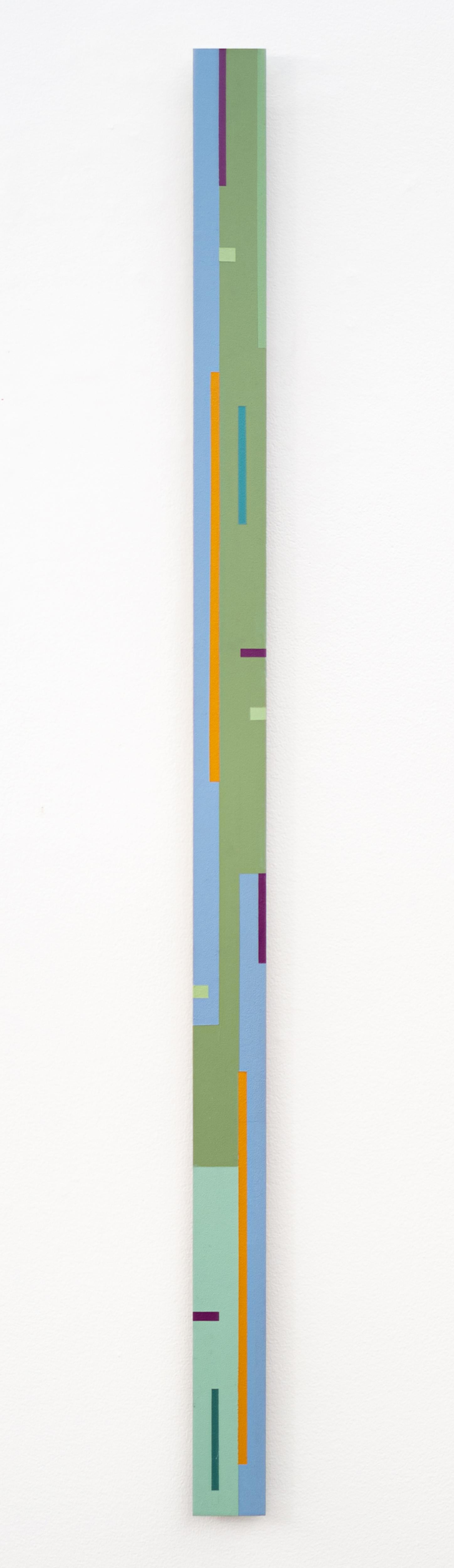 TTH #13 - Contemporary Geometric Painting, Acrylic on Metal, 2010+