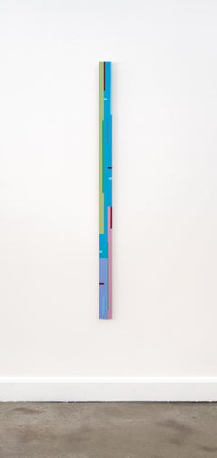 TTH #14 - Contemporary Geometric Painting, Acrylic on Metal, 2010+