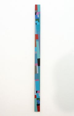 TTH4E - colourful, modernist, playful abstract shapes, acrylic on aluminum
