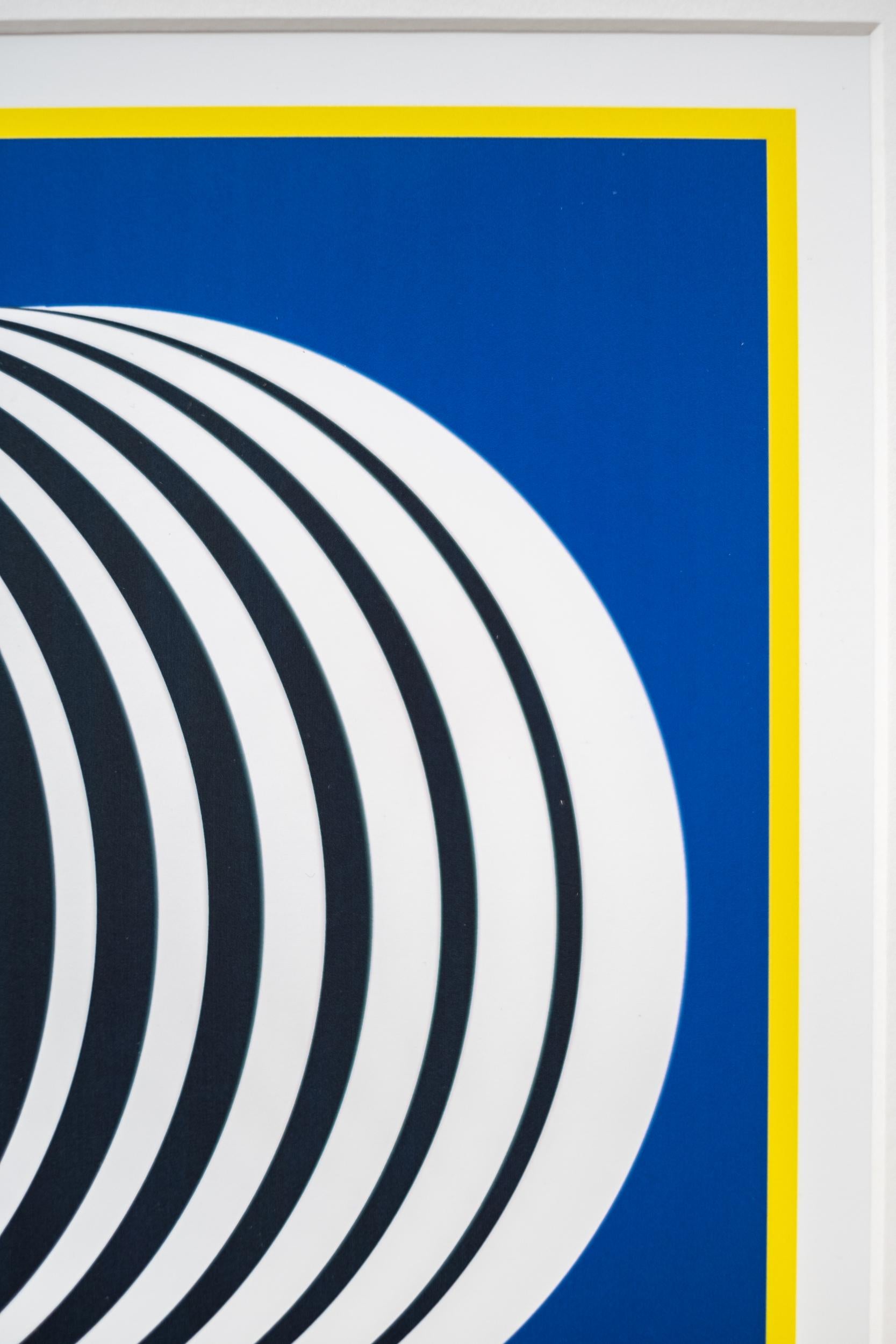 Blue Tube 2/15 - stampa giclée contemporanea, moderna, astratta geometrica in vendita 4