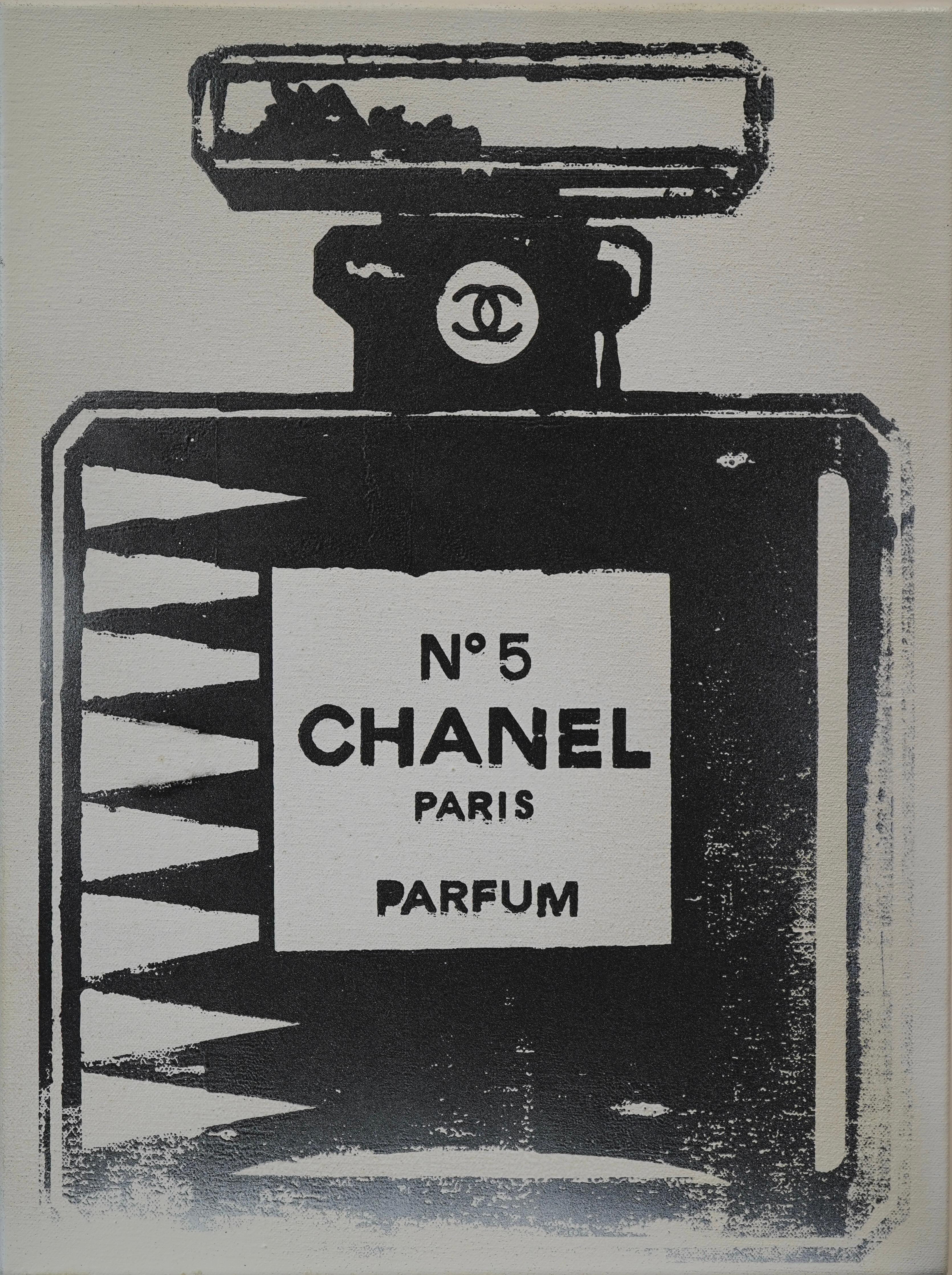 Still-Life Painting Burton Morris - Chanel No. 5 (Blanc)