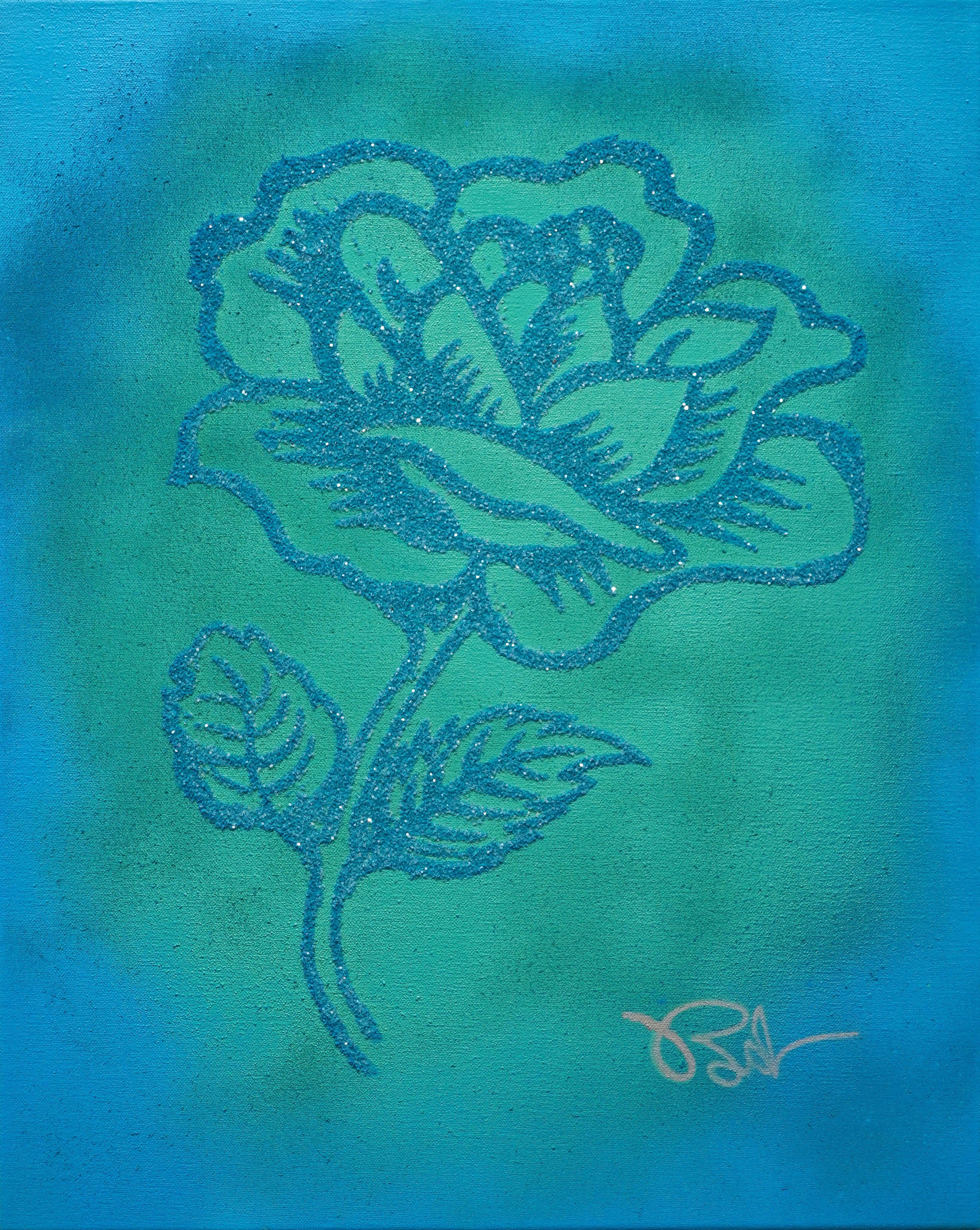 Burton Morris Still-Life Painting - Couture Azur