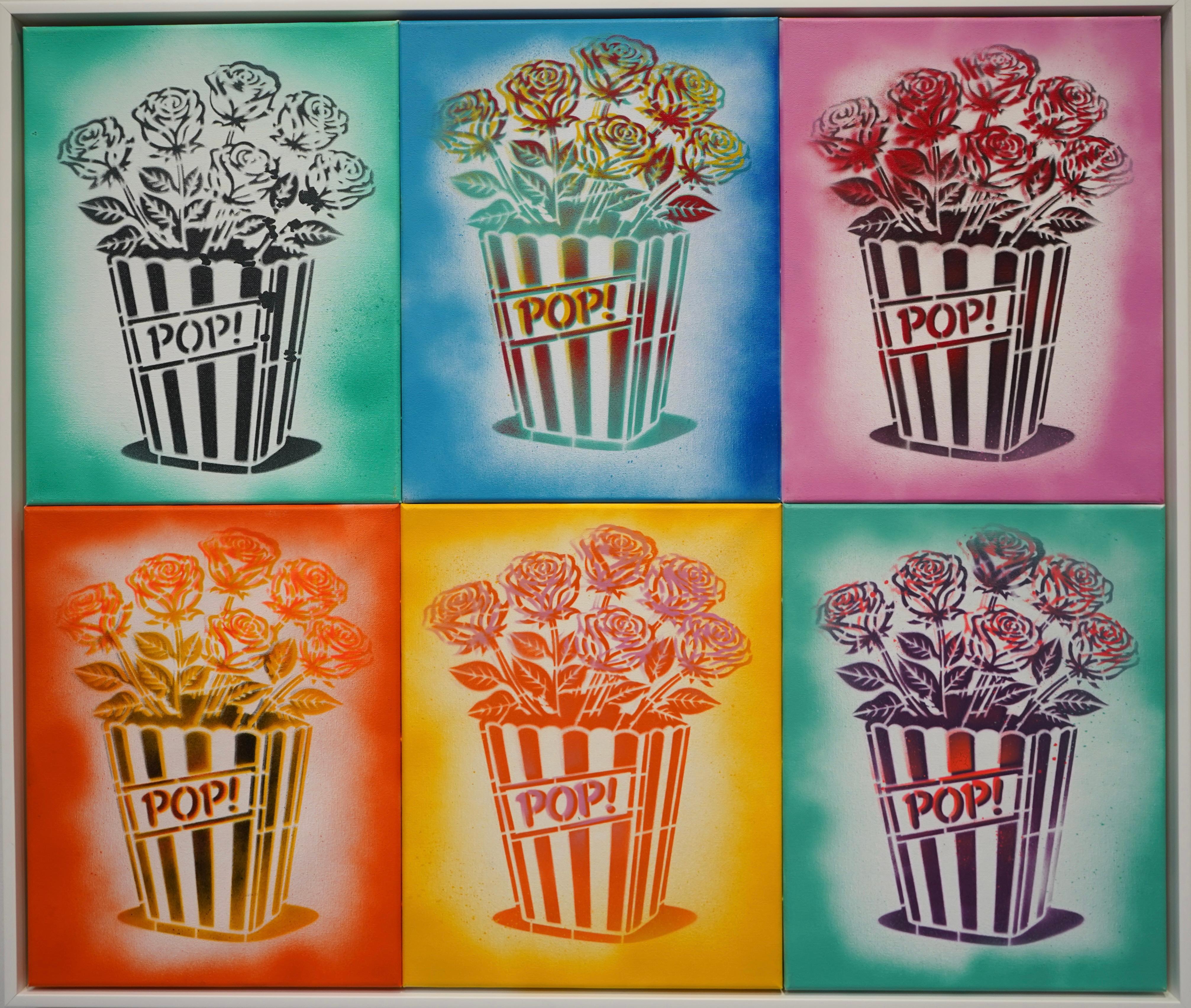 Pop! Roses (framed)