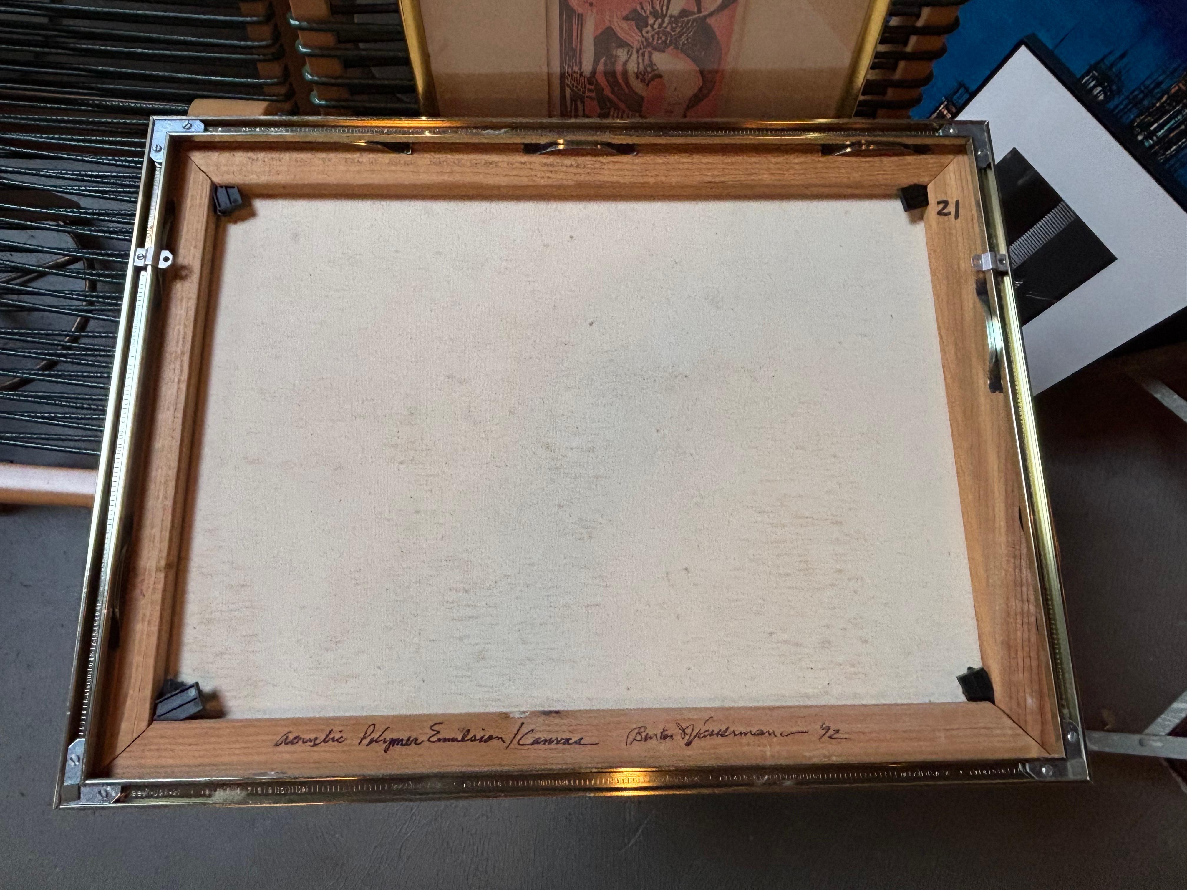 Burton Wasserman Öl auf Leinwand (Moderne) im Angebot