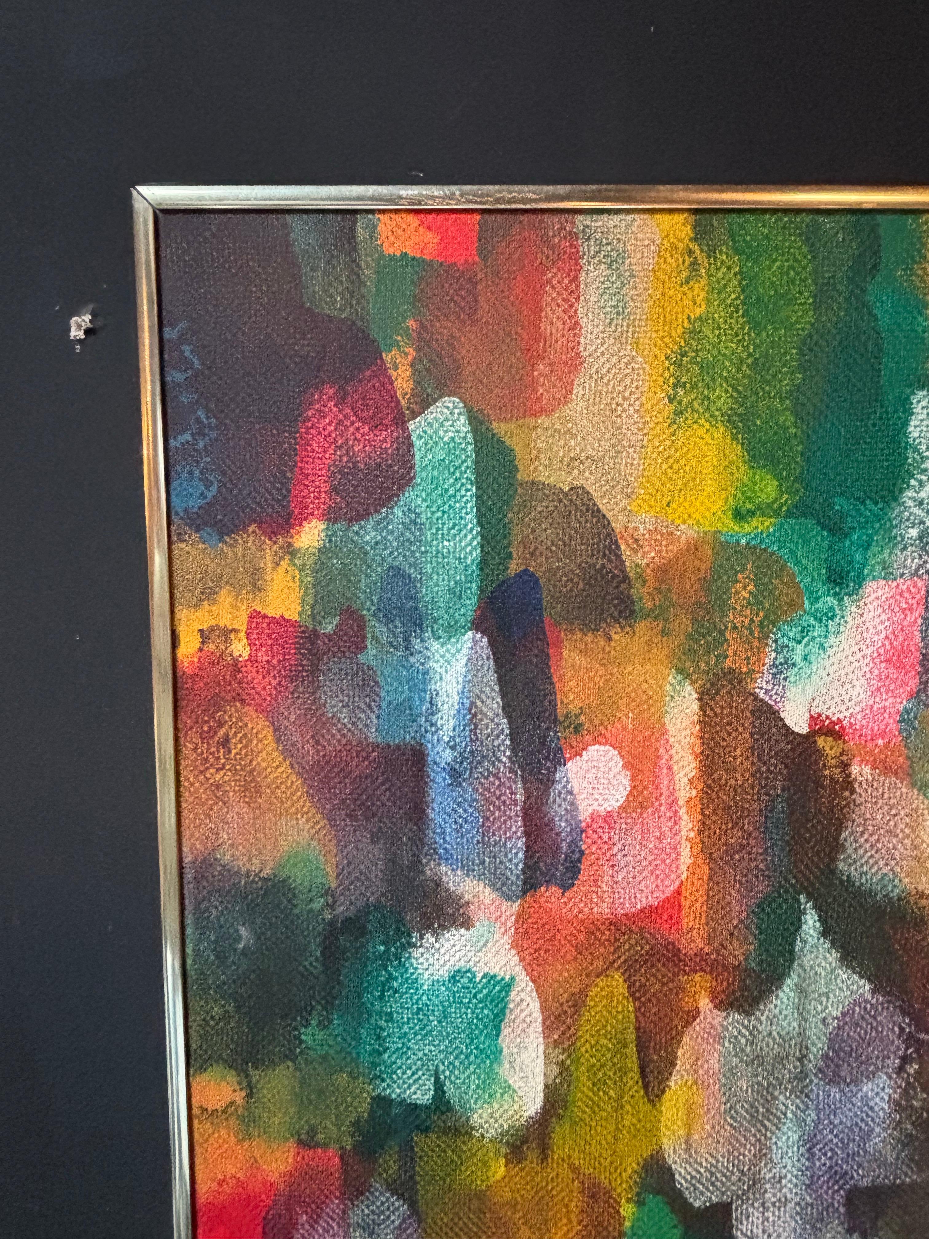 Burton Wasserman Öl auf Leinwand (Farbe) im Angebot