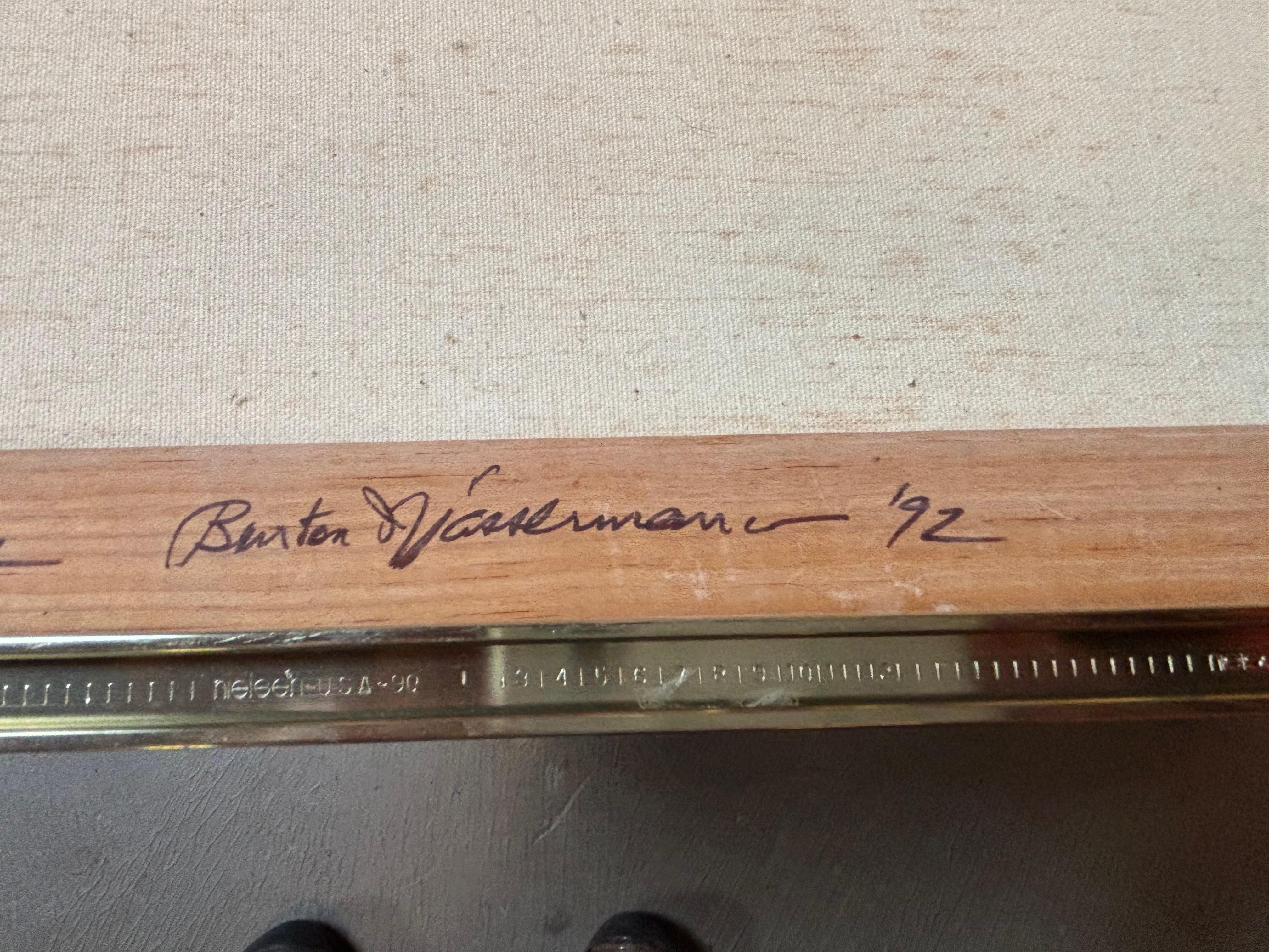 Burton Wasserman Öl auf Leinwand im Angebot 1